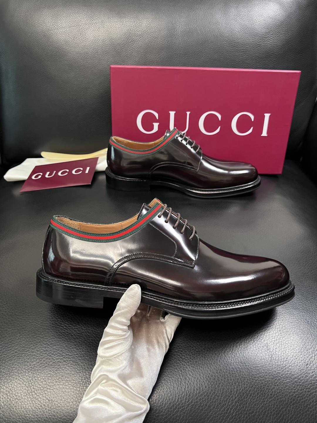 Gucci 高品质  顶级工艺品  古奇  皮鞋专柜新款原厂配置，意大利进口牛皮面料，进口牛皮内里垫，透