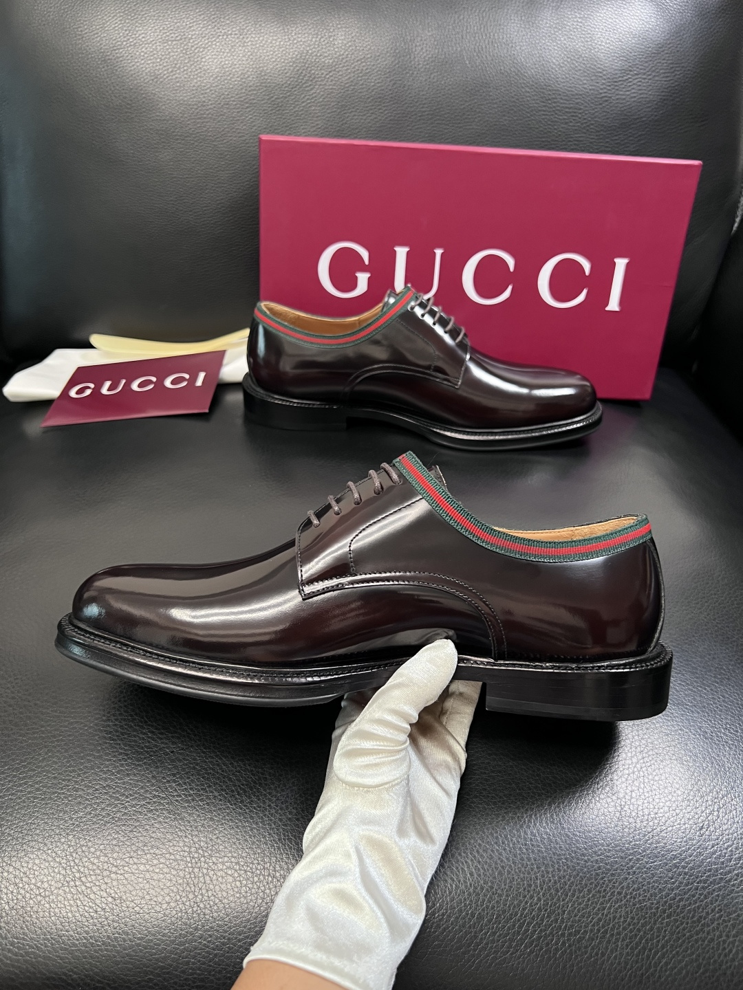Gucci 高品质  顶级工艺品  古奇  皮鞋专柜新款原厂配置，意大利进口牛皮面料，进口牛皮内里垫，透