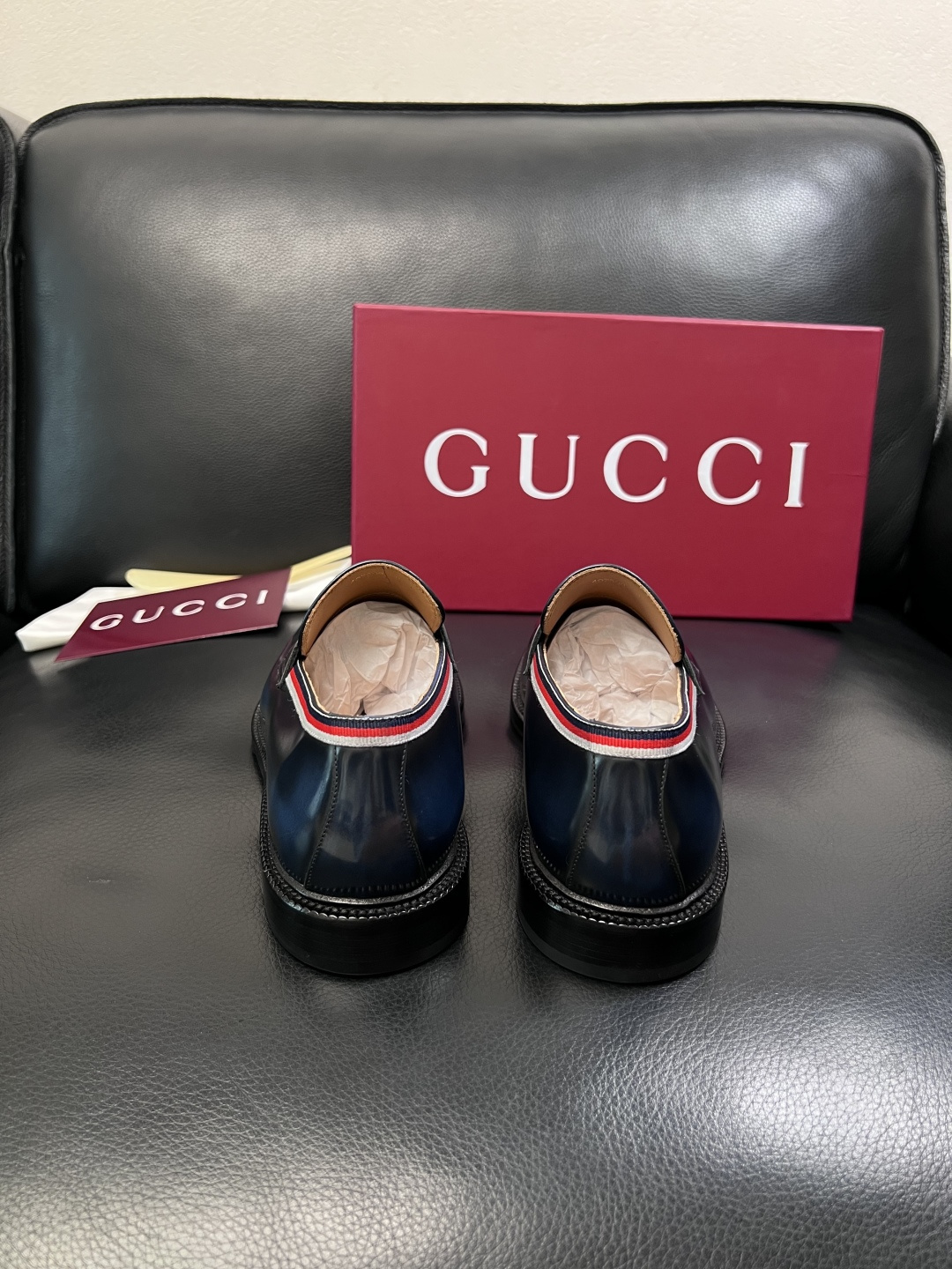 Gucci 高品质  顶级工艺品  古奇  皮鞋专柜新款原厂配置，意大利进口牛皮面料，进口牛皮内里垫，透