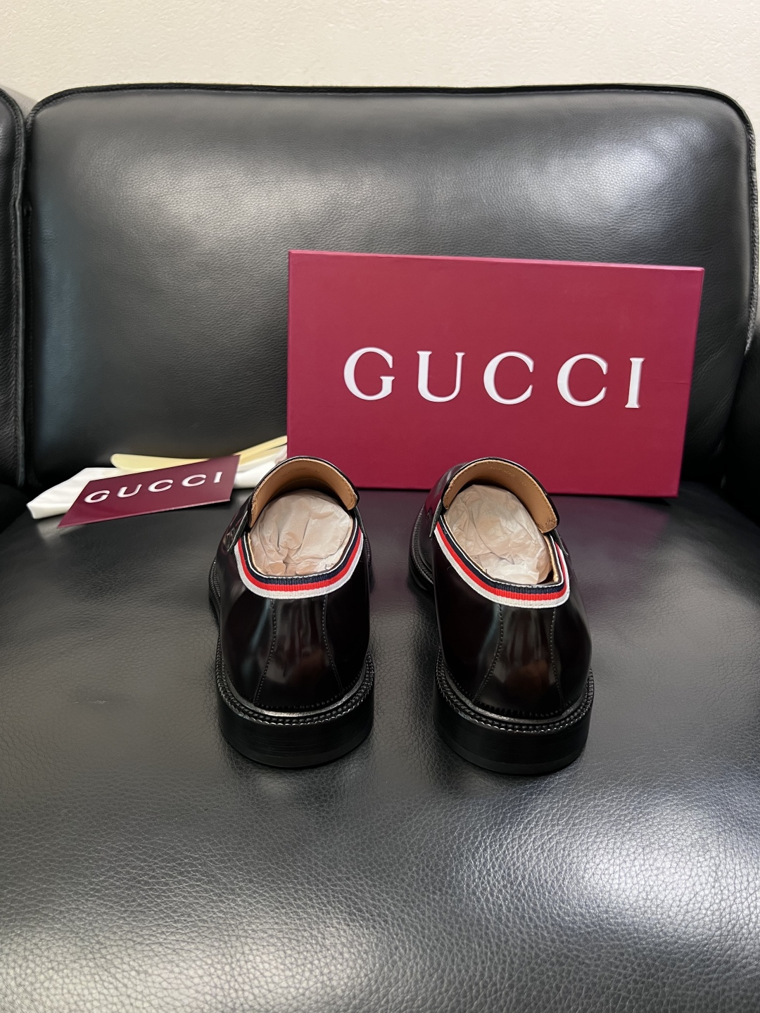 Gucci 高品质  顶级工艺品  古奇  皮鞋专柜新款原厂配置，意大利进口牛皮面料，进口牛皮内里垫，透