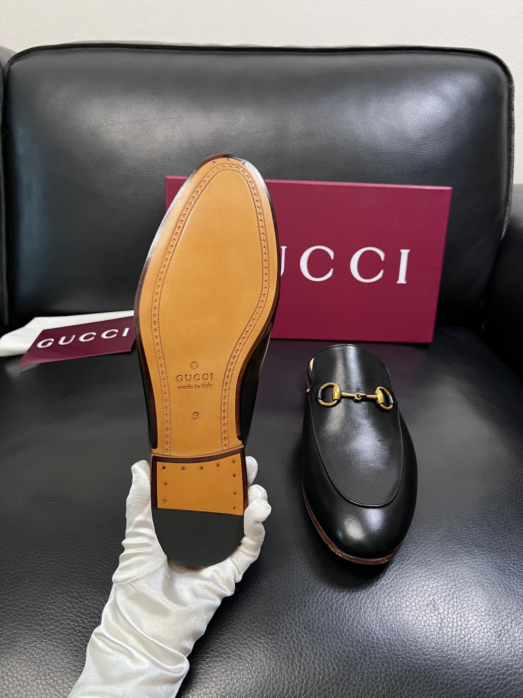 Gucci 高品质  顶级工艺品  古奇  皮鞋专柜新款原厂配置，意大利进口牛皮面料，进口牛皮内里垫，透
