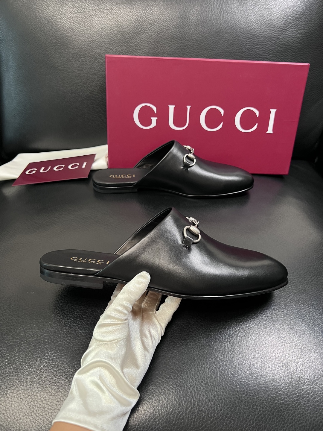 Gucci 高品质  顶级工艺品  古奇  皮鞋专柜新款原厂配置，意大利进口牛皮面料，进口牛皮内里垫，透