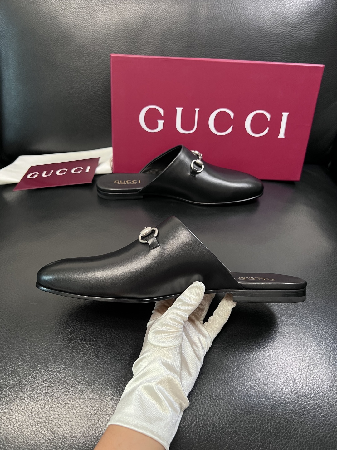 Gucci 高品质  顶级工艺品  古奇  皮鞋专柜新款原厂配置，意大利进口牛皮面料，进口牛皮内里垫，透