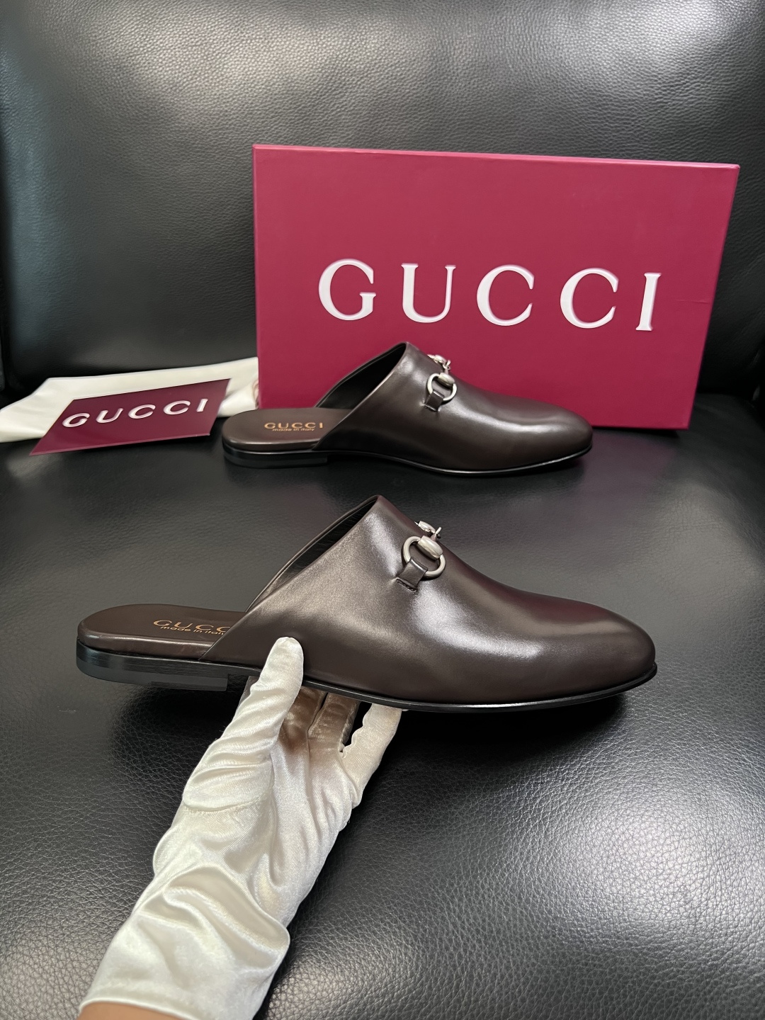 Gucci 高品质  顶级工艺品  古奇  皮鞋专柜新款原厂配置，意大利进口牛皮面料，进口牛皮内里垫，透