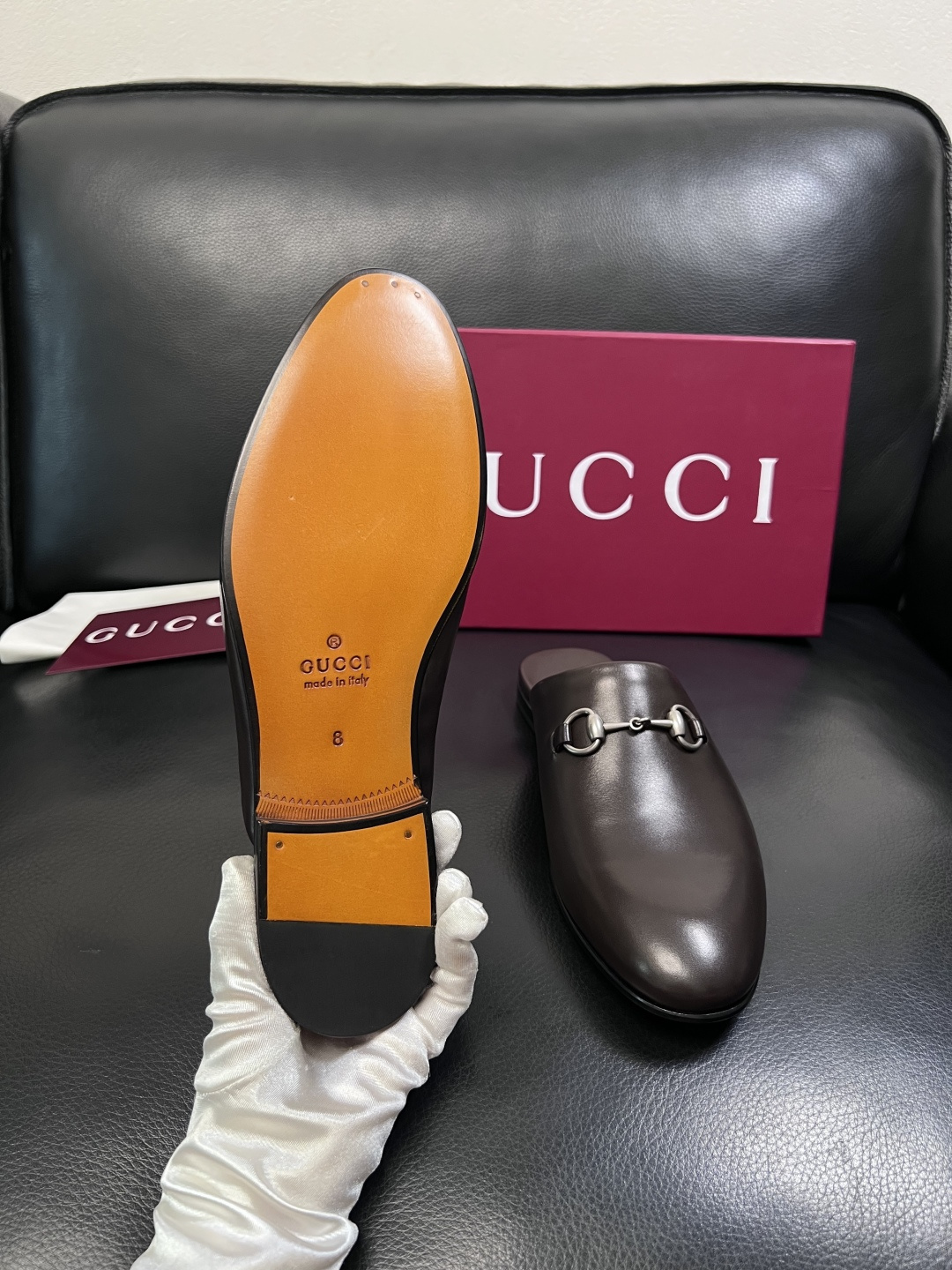 Gucci 高品质  顶级工艺品  古奇  皮鞋专柜新款原厂配置，意大利进口牛皮面料，进口牛皮内里垫，透