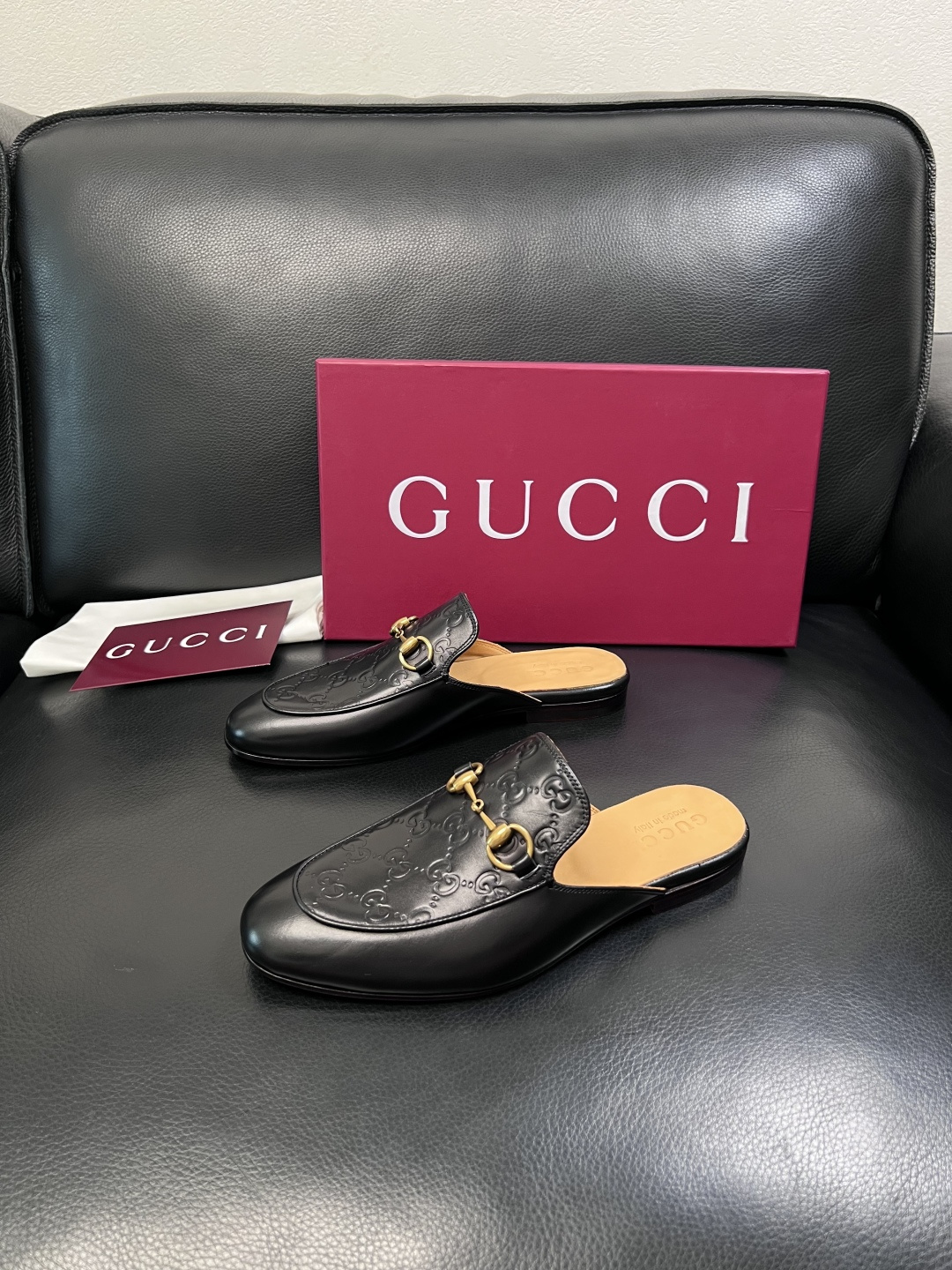 Gucci 高品质  顶级工艺品  古奇  皮鞋专柜新款原厂配置，意大利进口牛皮面料，进口牛皮内里垫，透