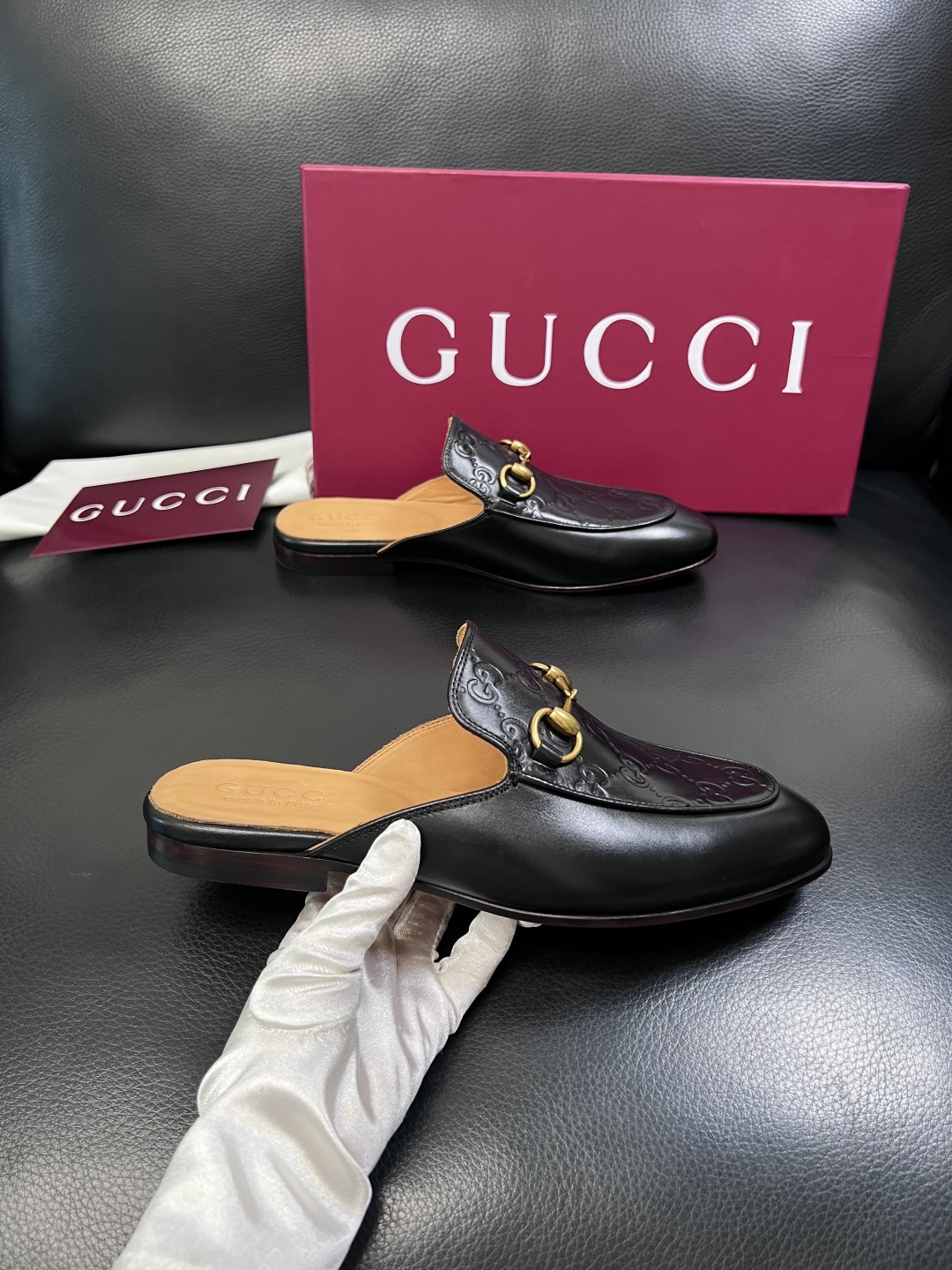 Gucci 高品质  顶级工艺品  古奇  皮鞋专柜新款原厂配置，意大利进口牛皮面料，进口牛皮内里垫，透