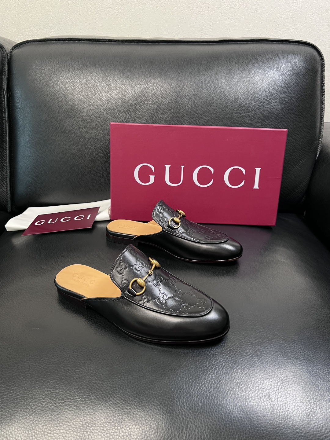 Gucci 高品质  顶级工艺品  古奇  皮鞋专柜新款原厂配置，意大利进口牛皮面料，进口牛皮内里垫，透