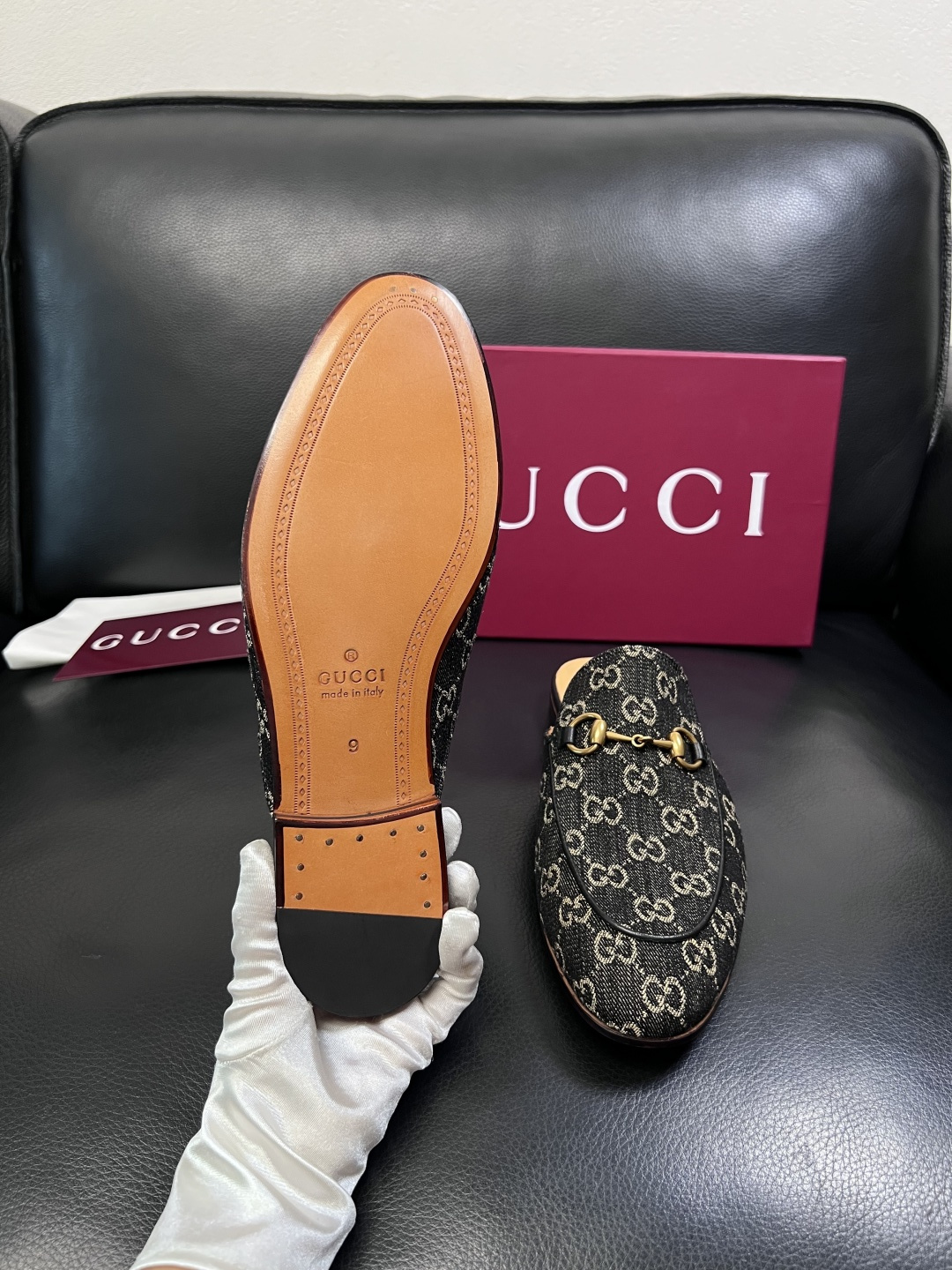 Gucci 高品质  顶级工艺品  古奇  皮鞋专柜新款原厂配置，意大利进口牛皮面料，进口牛皮内里垫，透