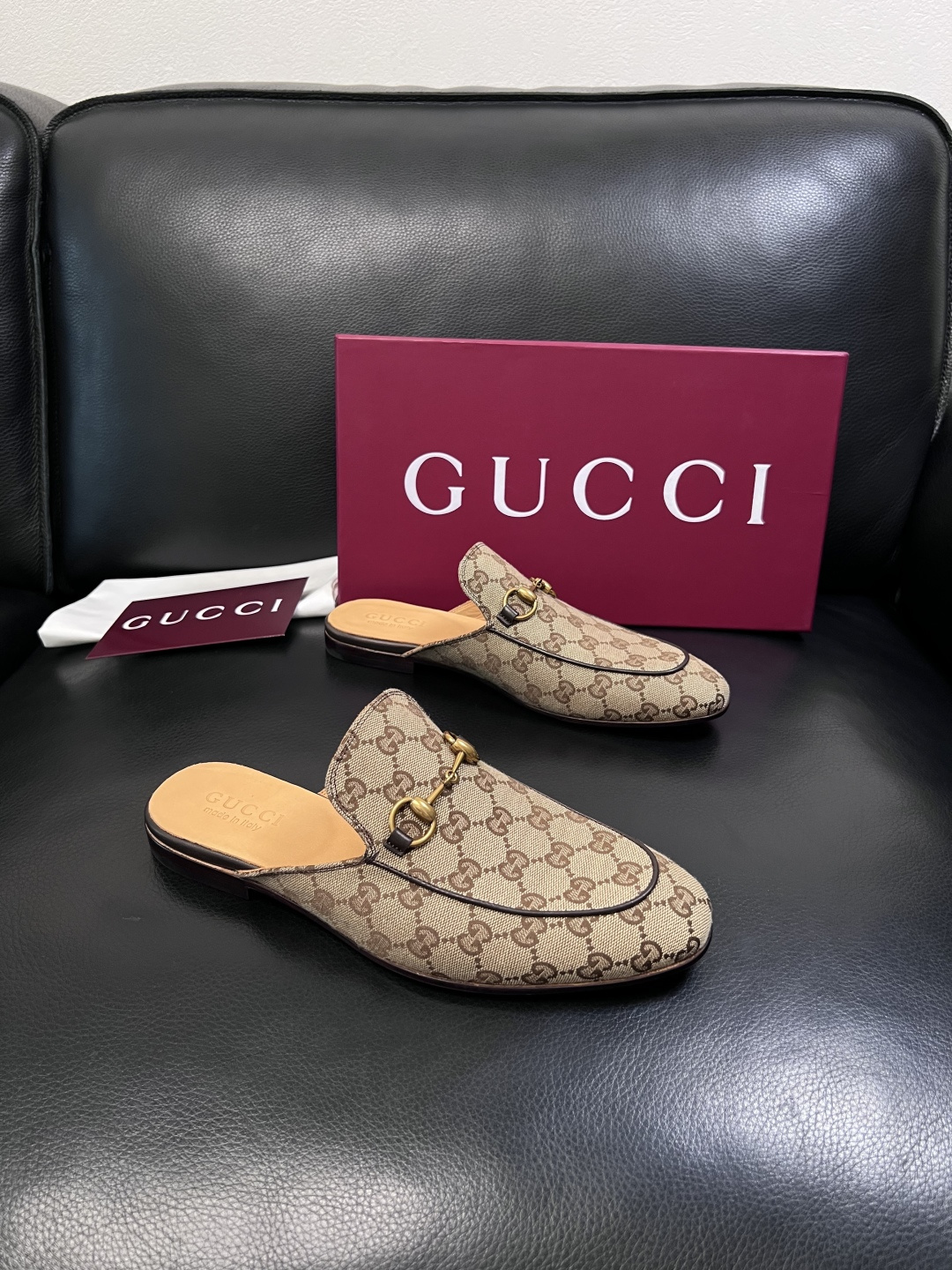 Gucci 高品质  顶级工艺品  古奇  皮鞋专柜新款原厂配置，意大利进口牛皮面料，进口牛皮内里垫，透
