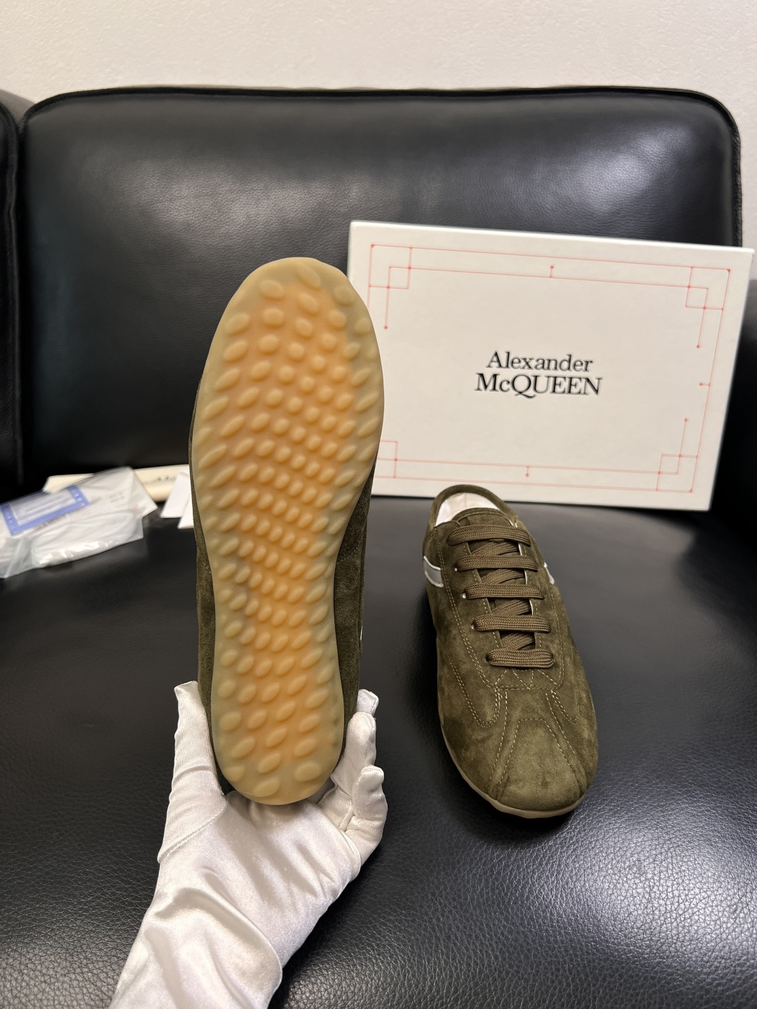 Alexander McQueen  高品质  顶级工艺品  麦昆  专柜同步 原厂配置，意大利进口原版