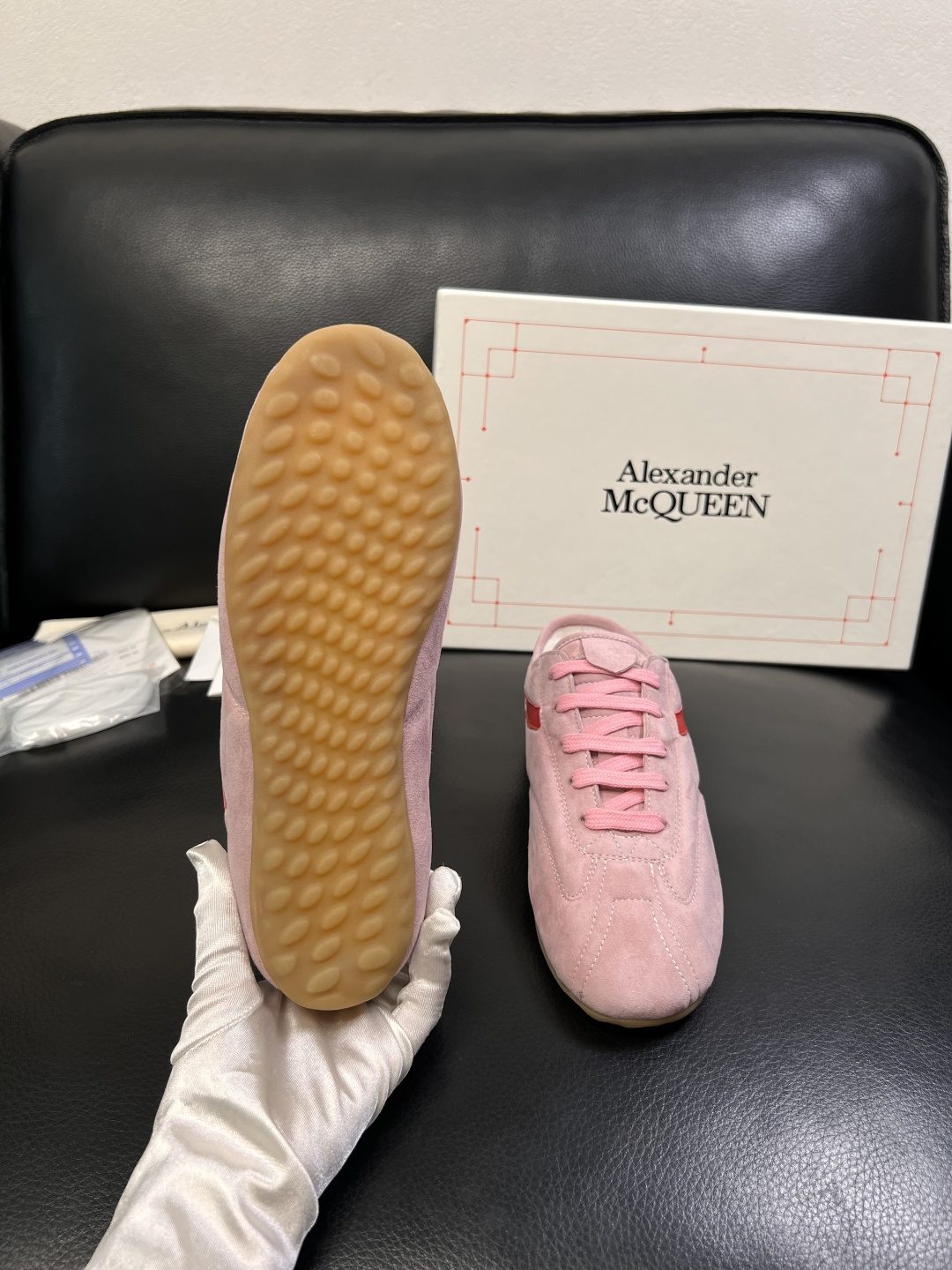 Alexander McQueen  高品质  顶级工艺品  麦昆  专柜同步 原厂配置，意大利进口原版