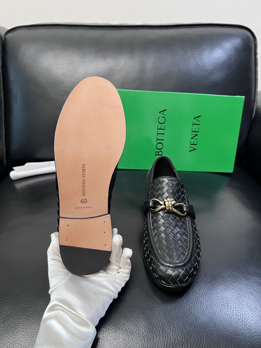 BOTTEGA  VENETA  顶级代购  葆蝶家 专柜同步，鞋面意大利进口编织牛皮面料，透气牛皮内里