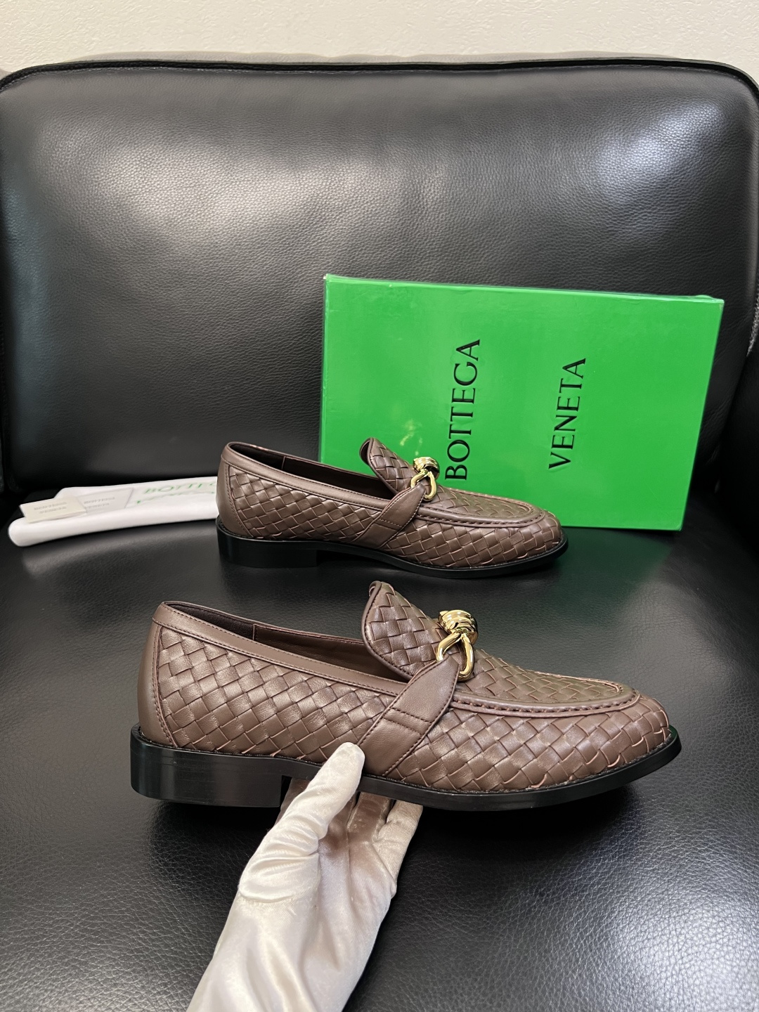 BOTTEGA  VENETA  顶级代购  葆蝶家 专柜同步，鞋面意大利进口编织牛皮面料，透气牛皮内里