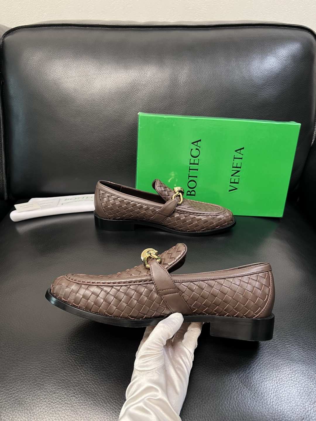 BOTTEGA  VENETA  顶级代购  葆蝶家 专柜同步，鞋面意大利进口编织牛皮面料，透气牛皮内里