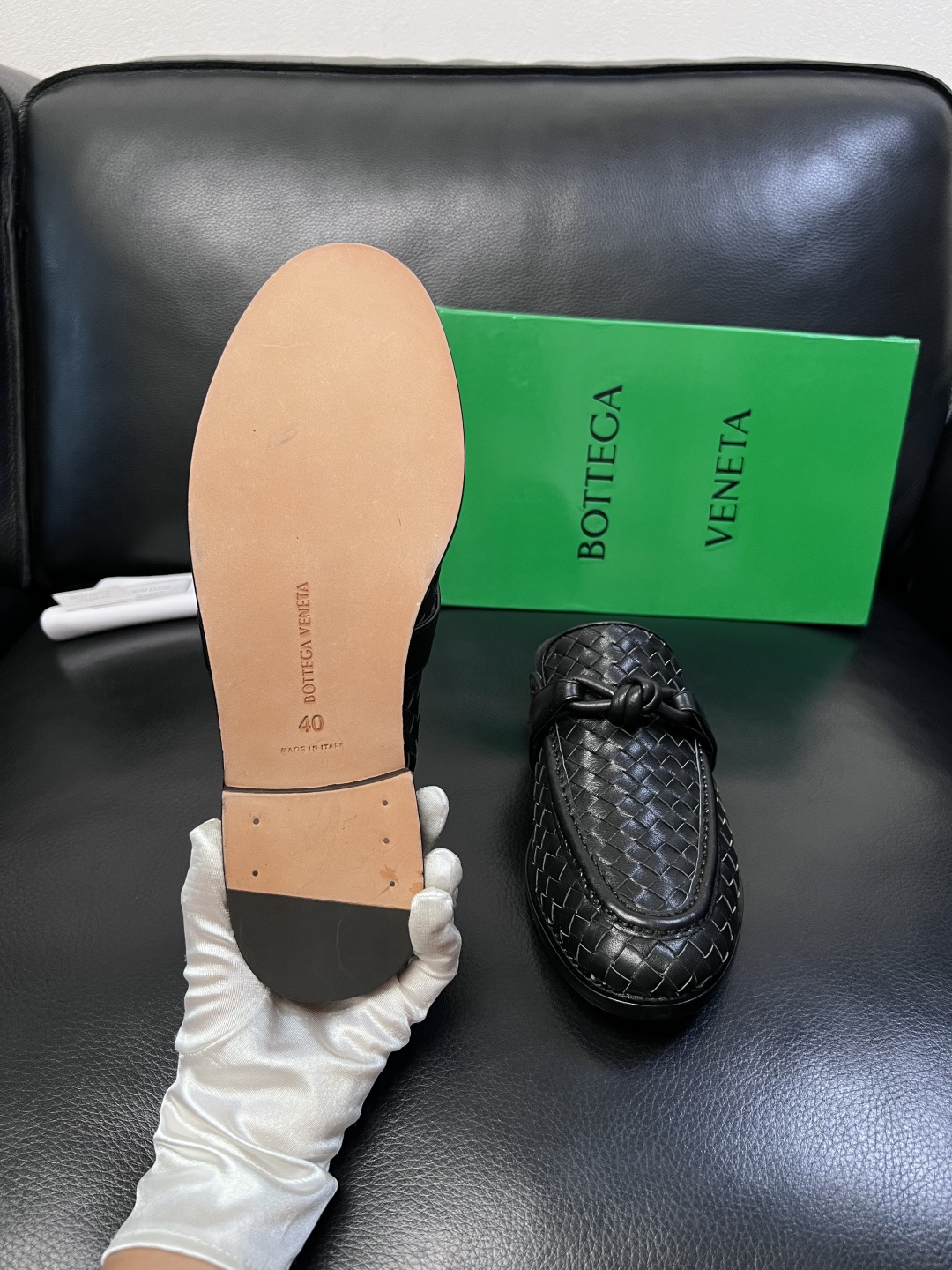 BOTTEGA  VENETA  顶级代购  葆蝶家 专柜同步，鞋面意大利进口编织牛皮面料，透气牛皮内里