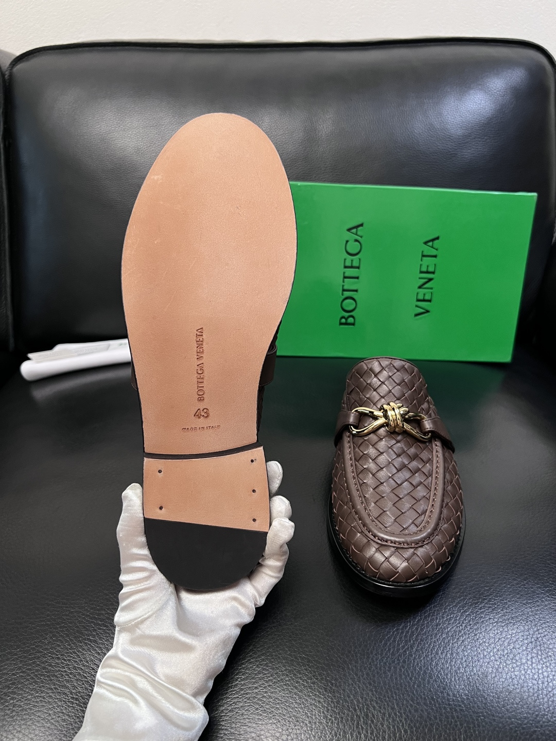 BOTTEGA  VENETA  顶级代购  葆蝶家 专柜同步，鞋面意大利进口编织牛皮面料，透气牛皮内里