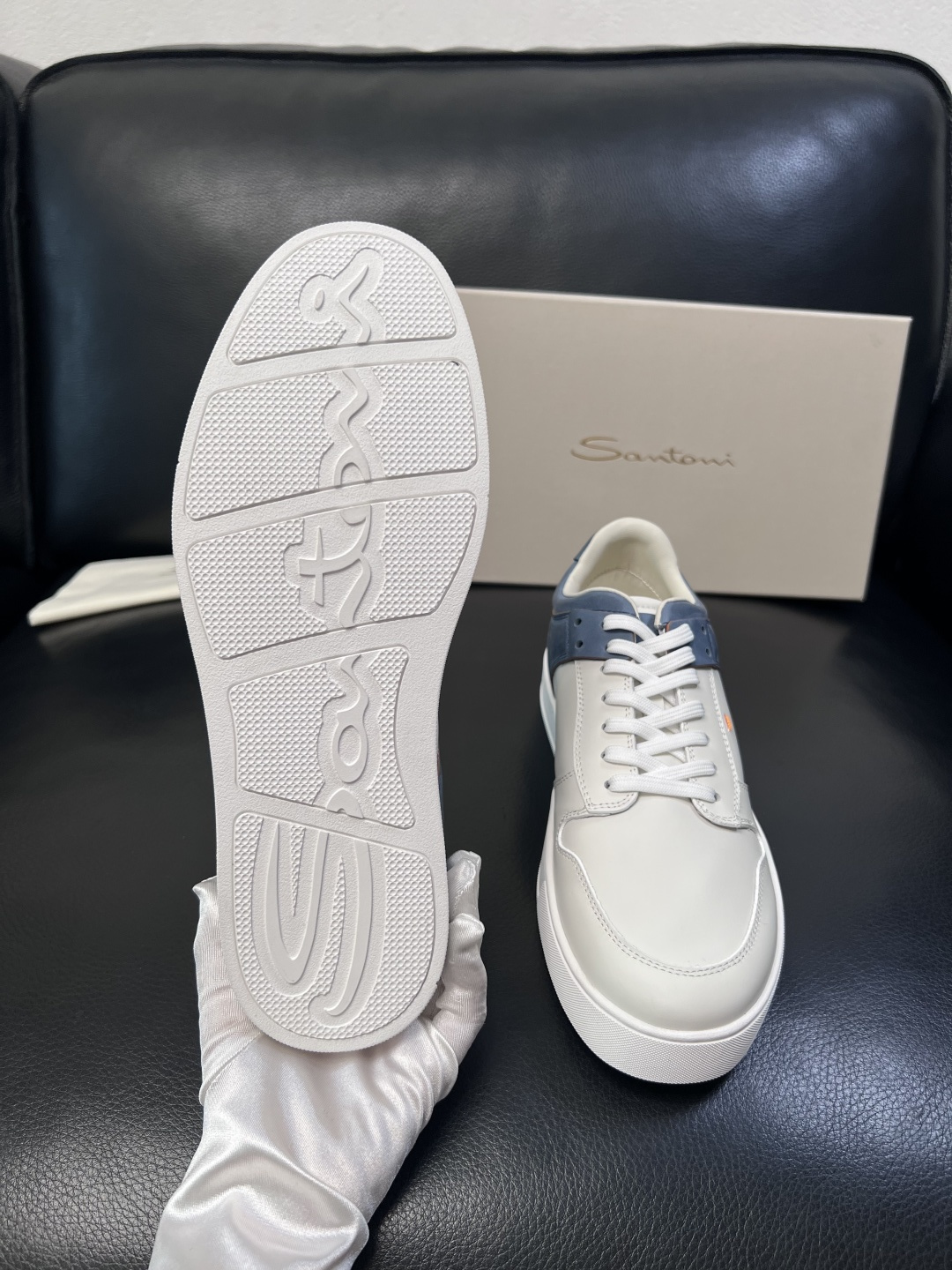 ⚠️只换码不退⚠️    Santoni  高品质  圣东尼   顶级工艺品  专柜新品同步，鞋面意大利