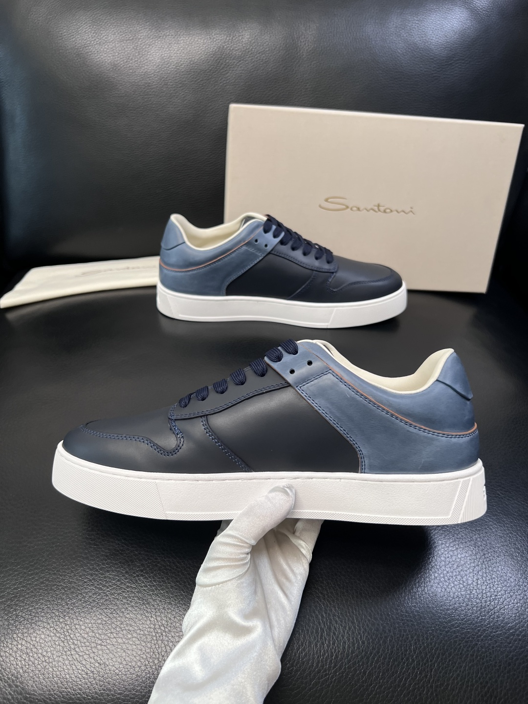 ⚠️只换码不退⚠️    Santoni  高品质  圣东尼   顶级工艺品  专柜新品同步，鞋面意大利