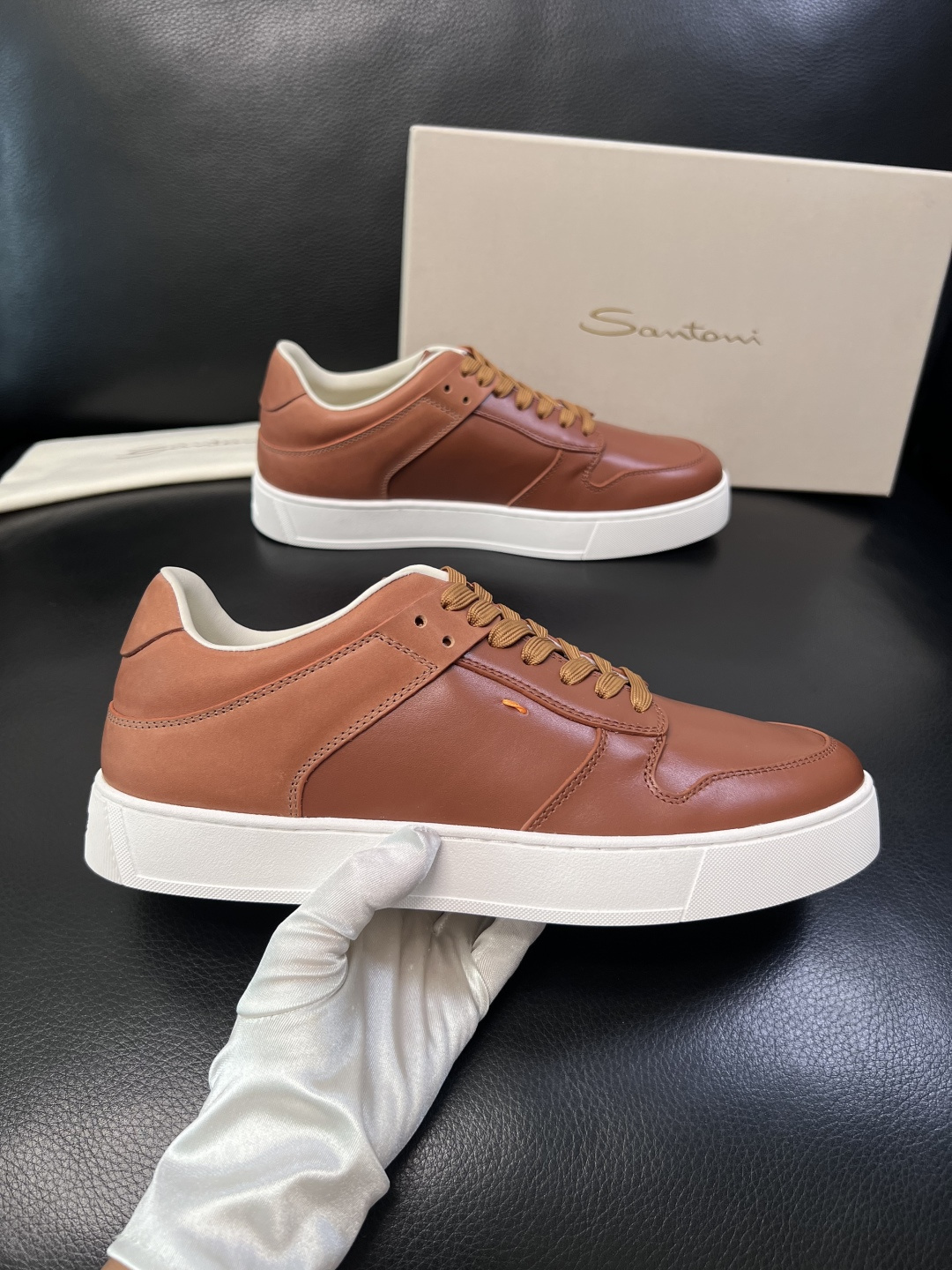 ⚠️只换码不退⚠️    Santoni  高品质  圣东尼   顶级工艺品  专柜新品同步，鞋面意大利