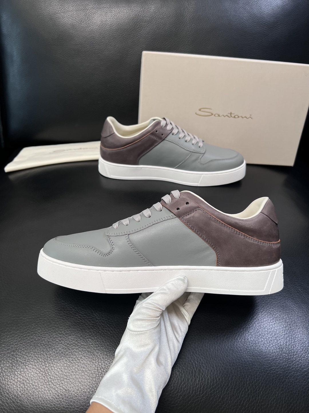 ⚠️只换码不退⚠️    Santoni  高品质  圣东尼   顶级工艺品  专柜新品同步，鞋面意大利