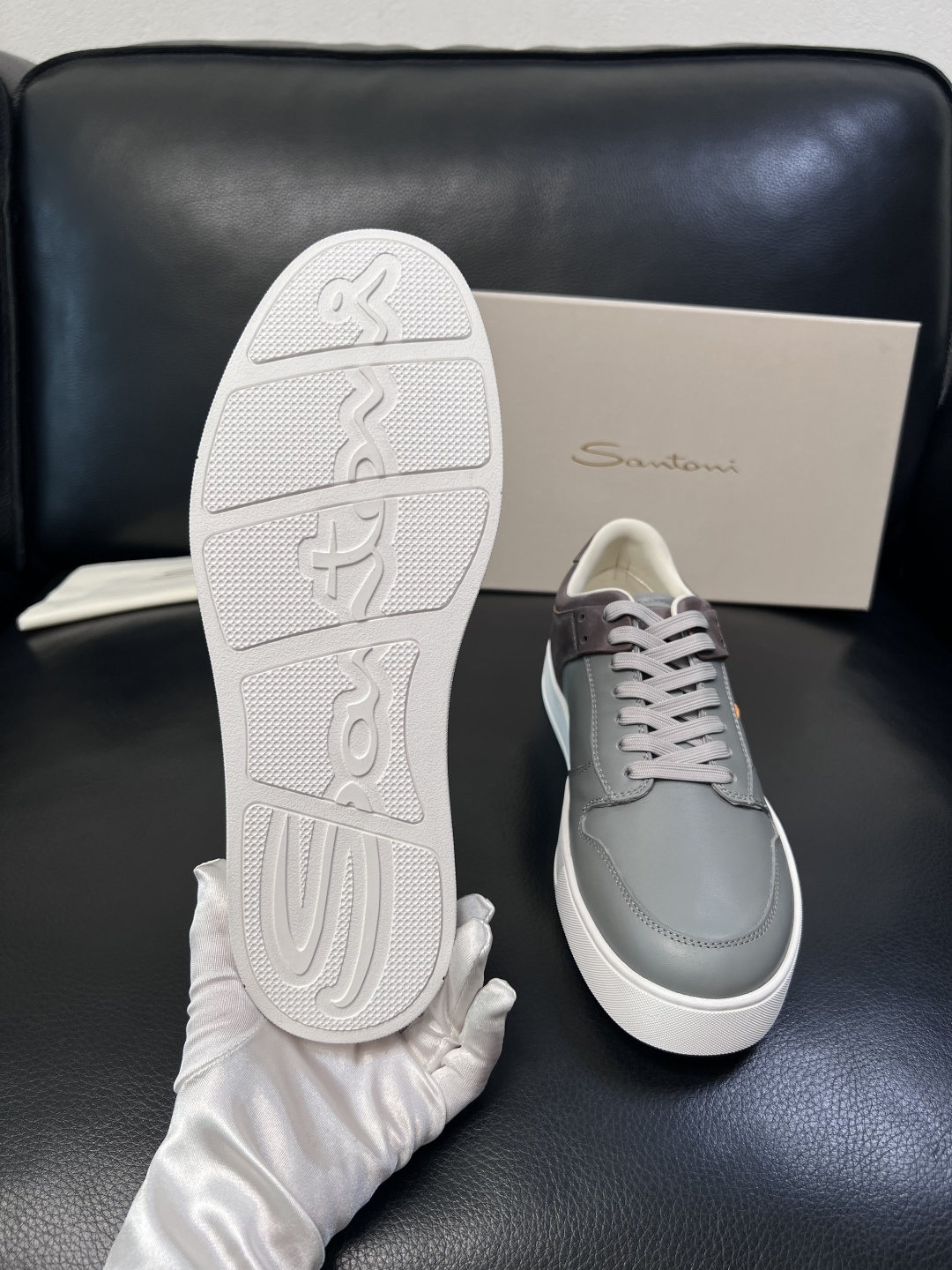 ⚠️只换码不退⚠️    Santoni  高品质  圣东尼   顶级工艺品  专柜新品同步，鞋面意大利