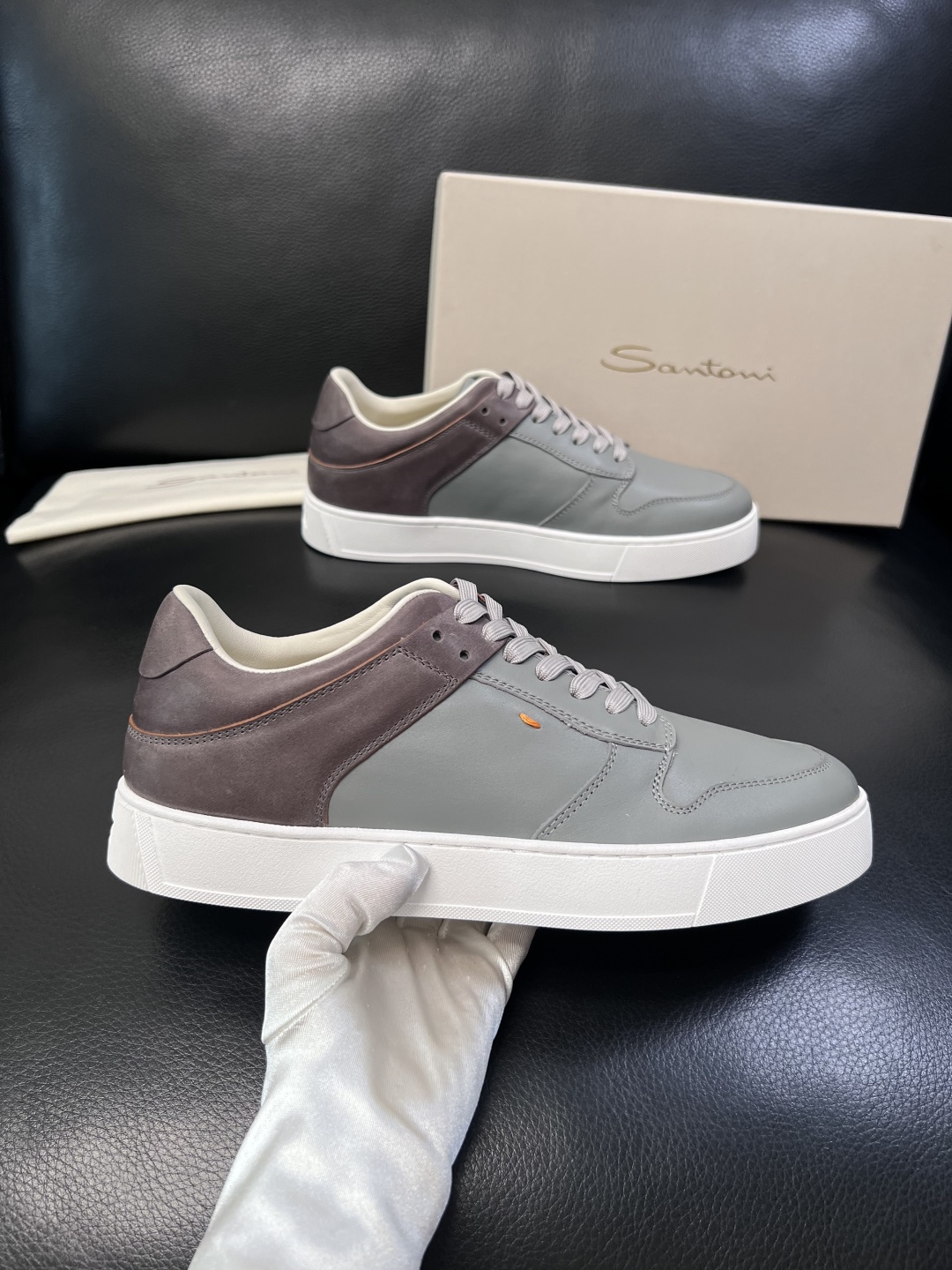 ⚠️只换码不退⚠️    Santoni  高品质  圣东尼   顶级工艺品  专柜新品同步，鞋面意大利