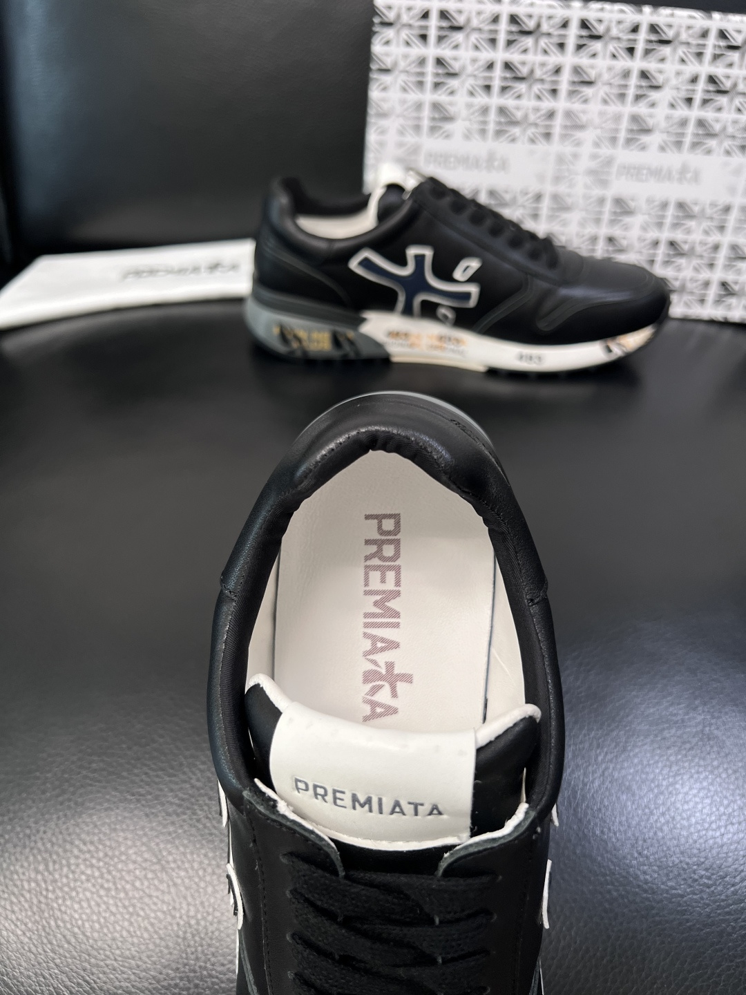 ⚠️只换码不退⚠️   PREMIATA 高品质   顶级工艺品  普瑞米亚达 小牛皮低帮运动鞋本款运动