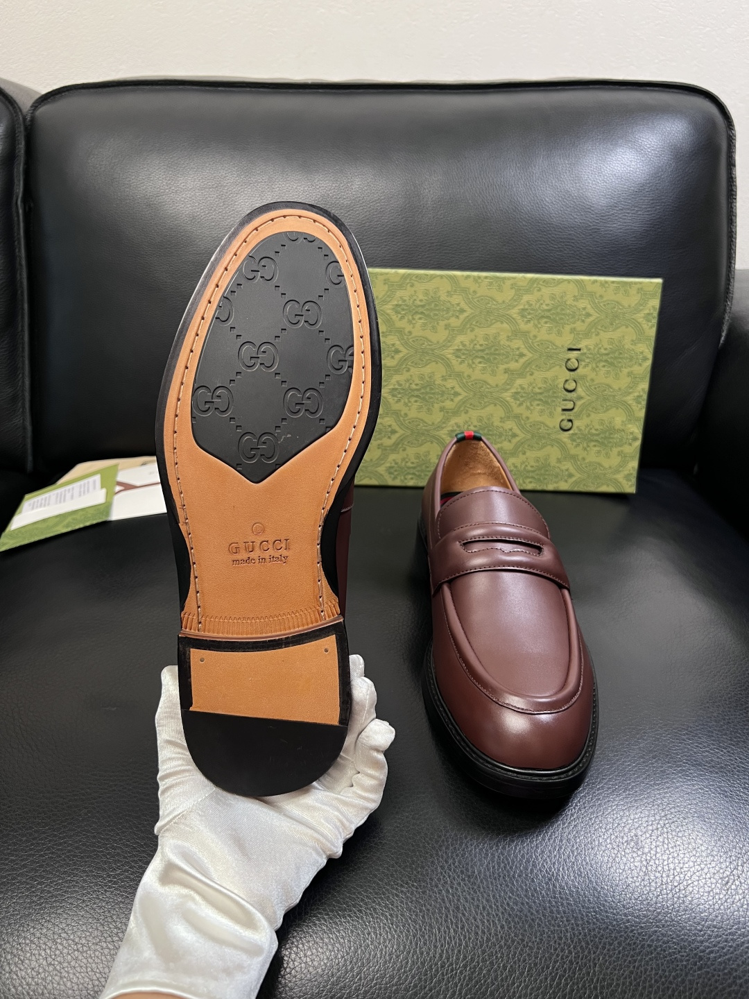 Gucci  高品质  顶级工艺品  古奇  皮鞋系列专柜同步 原厂配置，意大利进口原版牛皮，进口水染牛