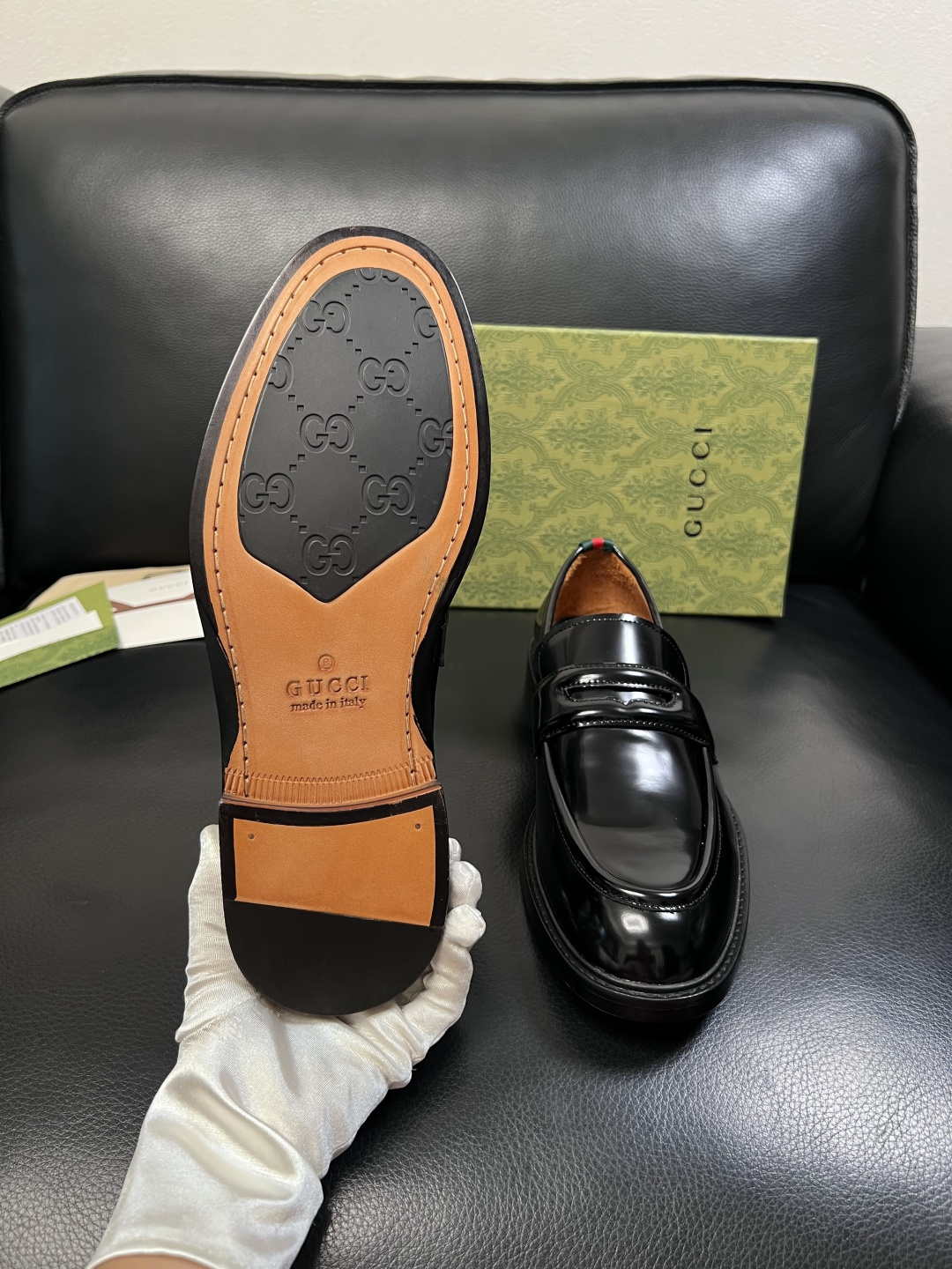 Gucci  高品质  顶级工艺品  古奇  皮鞋系列专柜同步 原厂配置，意大利进口原版牛皮，进口水染牛