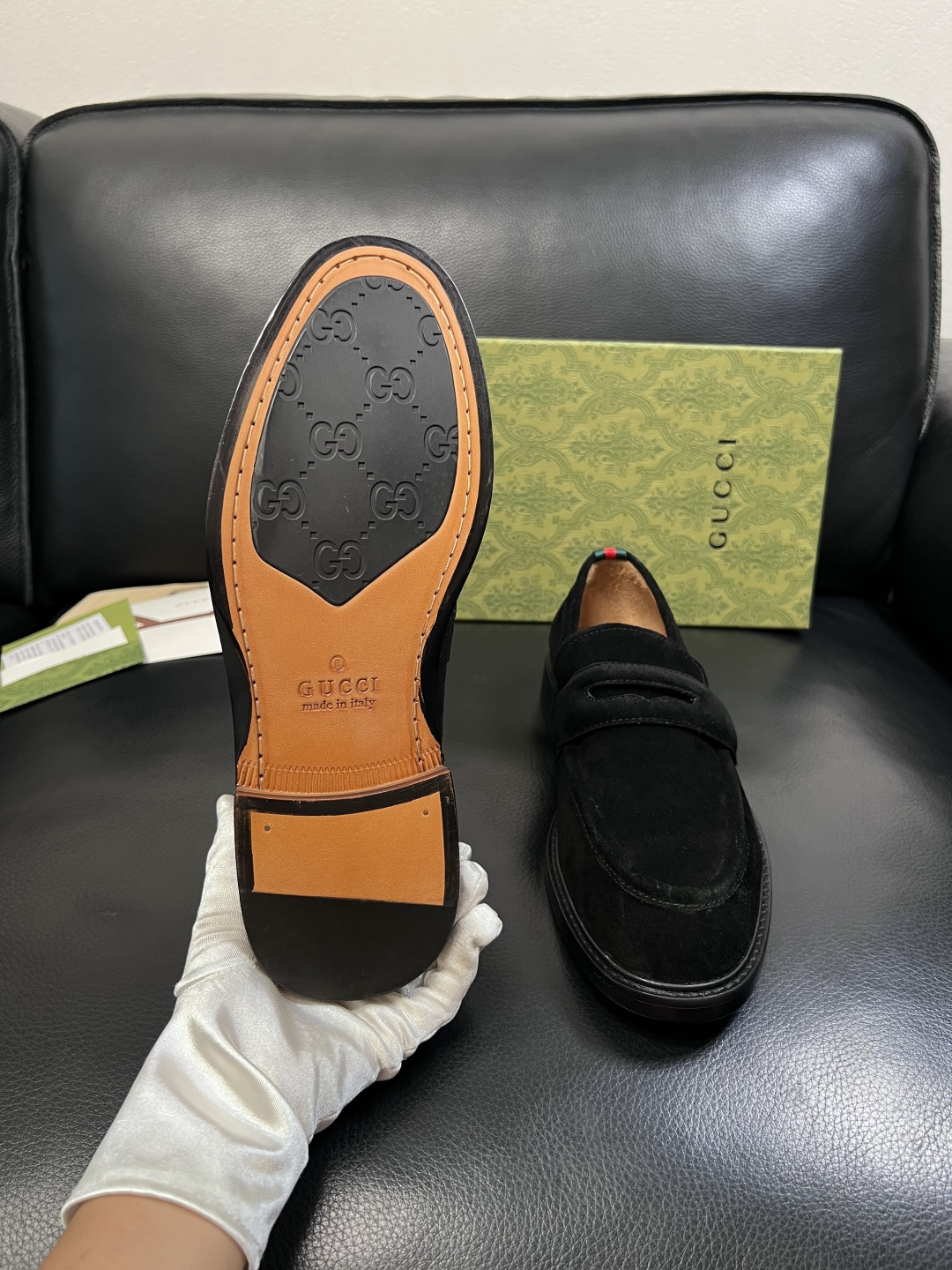 Gucci  高品质  顶级工艺品  古奇  皮鞋系列专柜同步 原厂配置，意大利进口原版牛皮，进口水染牛