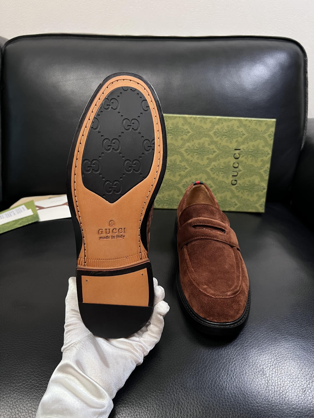 Gucci  高品质  顶级工艺品  古奇  皮鞋系列专柜同步 原厂配置，意大利进口原版牛皮，进口水染牛