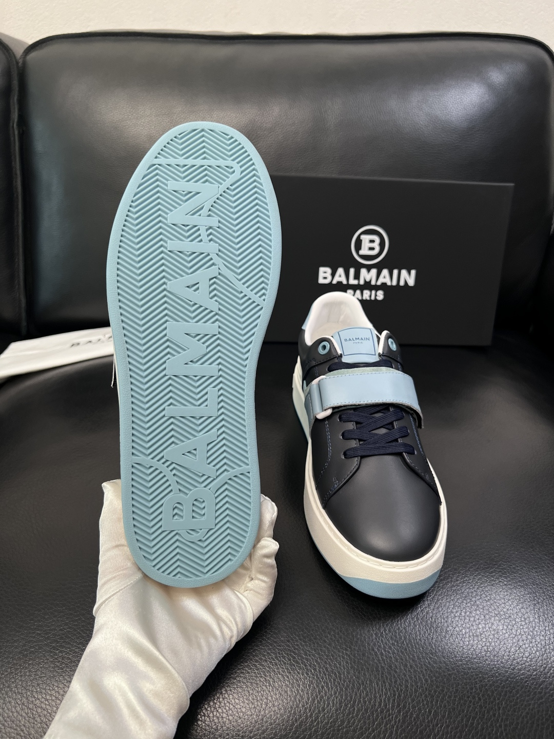⚠️只换码不退⚠️    BALMAIN  高品质  巴尔曼  顶级工艺品  专柜新品同步，鞋面意大利进