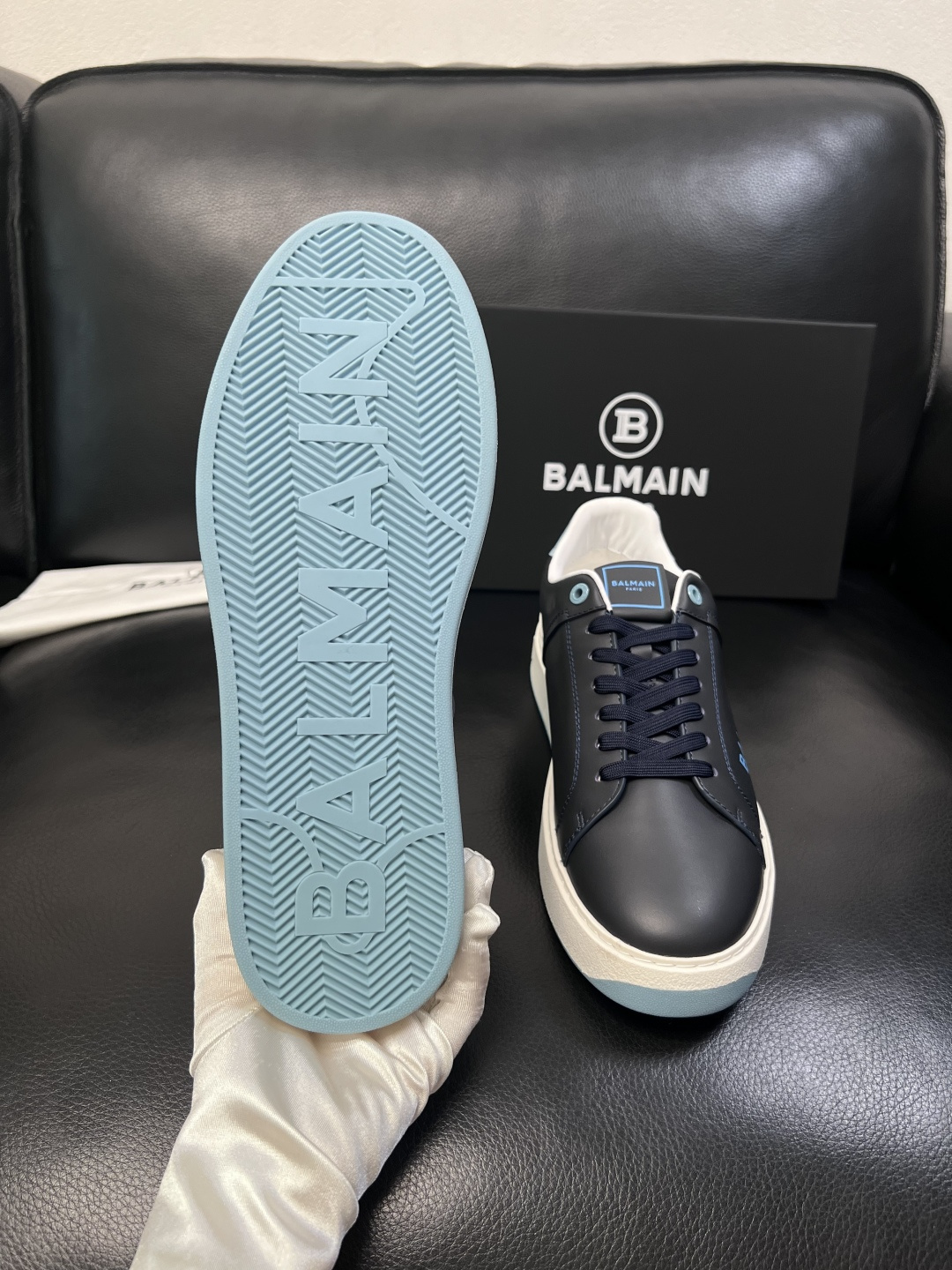⚠️只换码不退⚠️    BALMAIN  高品质  巴尔曼  顶级工艺品  专柜新品同步，鞋面意大利进