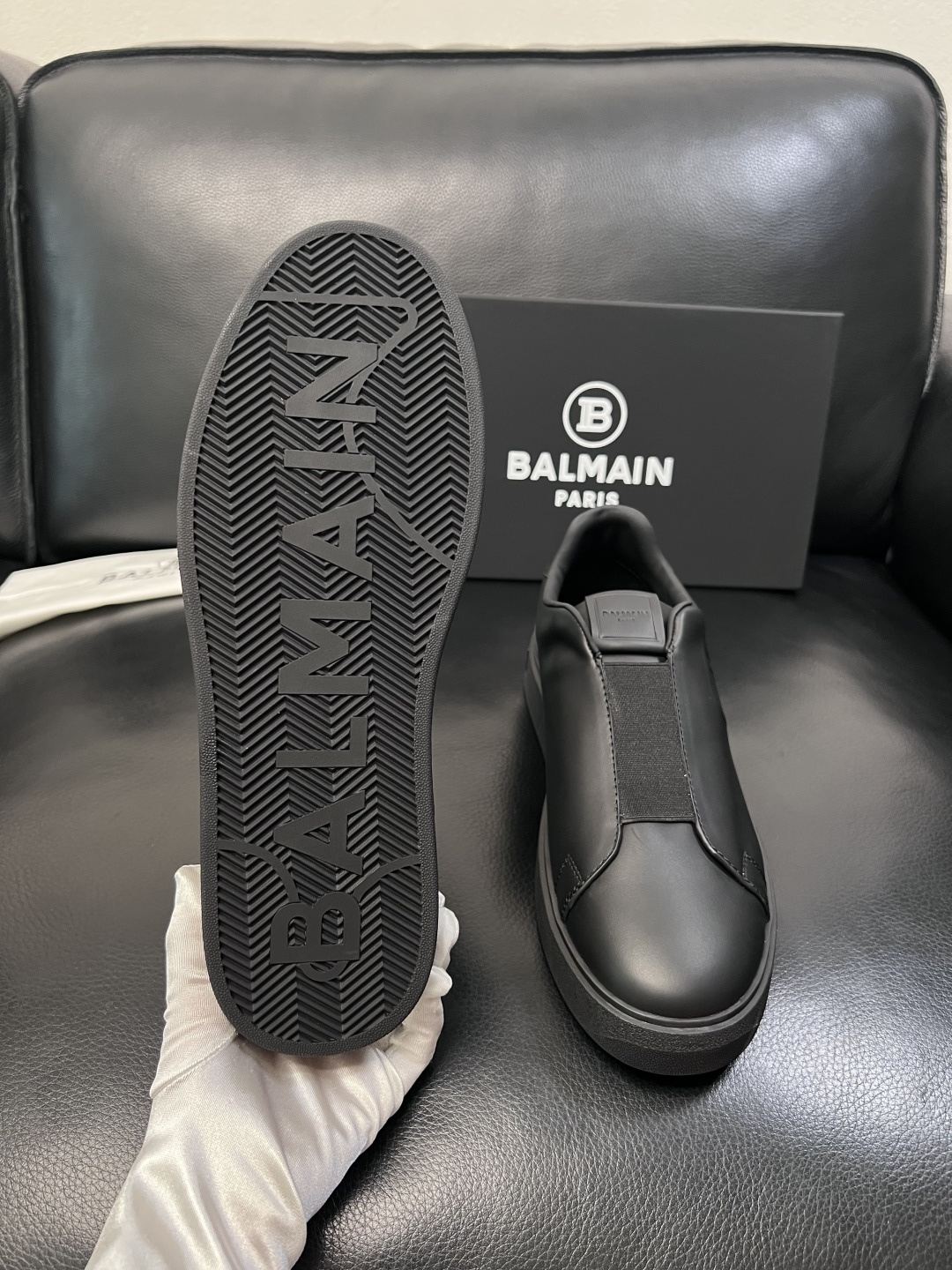 ⚠️只换码不退⚠️    BALMAIN  高品质  巴尔曼  顶级工艺品  专柜新品同步，鞋面意大利进