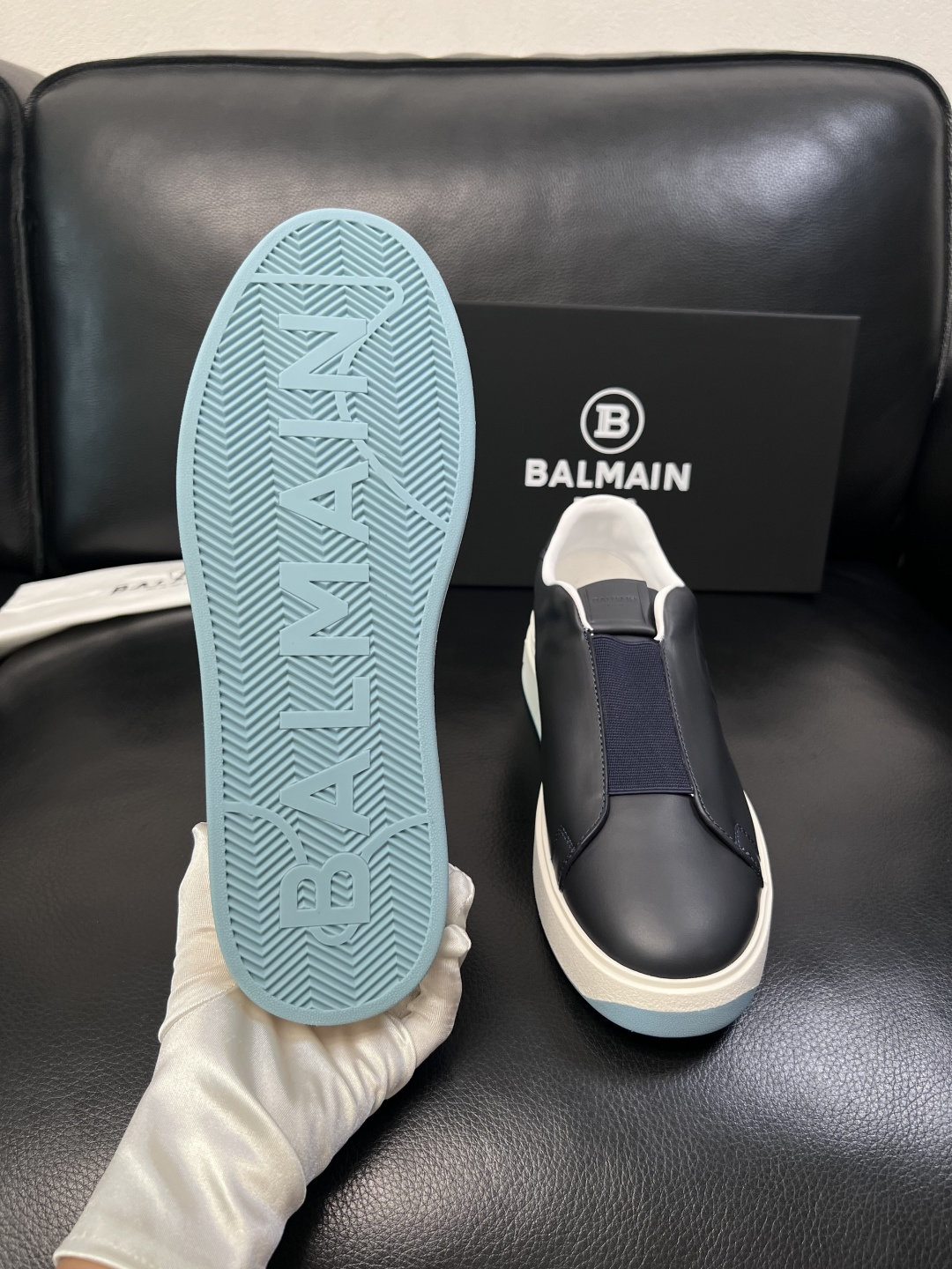 ⚠️只换码不退⚠️    BALMAIN  高品质  巴尔曼  顶级工艺品  专柜新品同步，鞋面意大利进