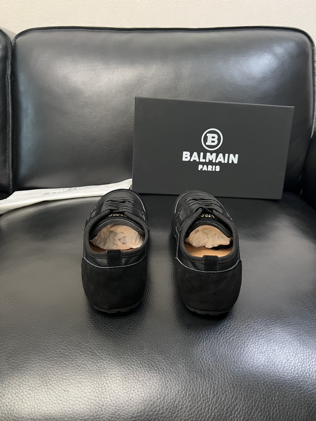 ⚠️只换码不退⚠️    BALMAIN  高品质  巴尔曼  顶级工艺品  专柜新品同步，鞋面意大利进