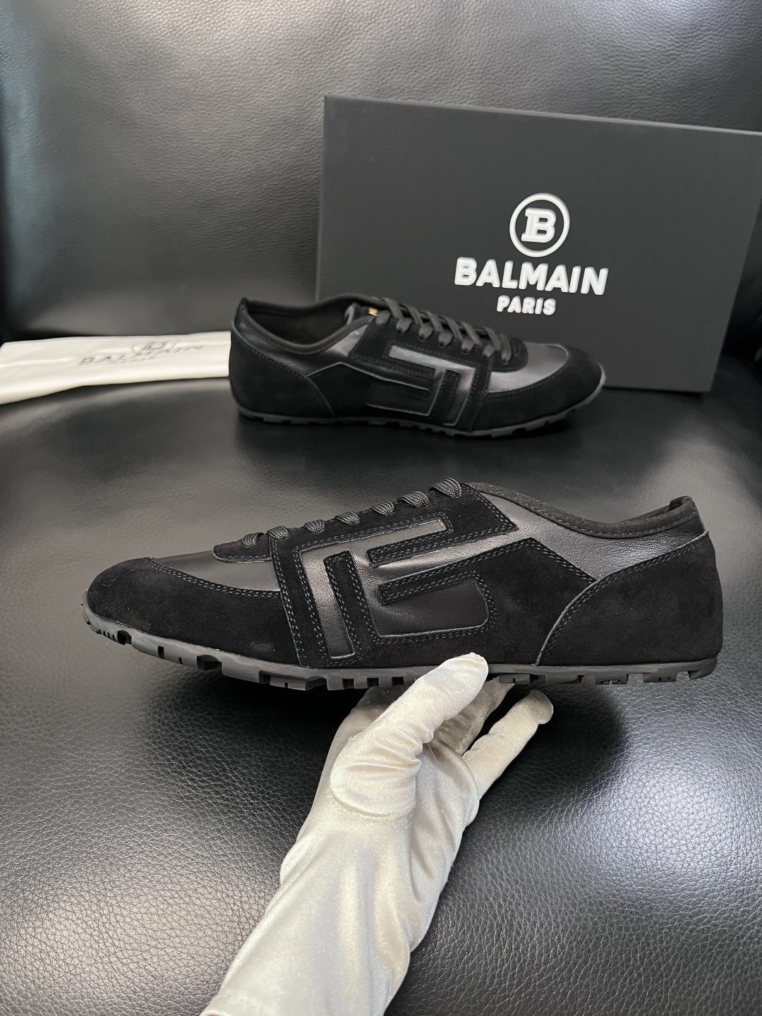⚠️只换码不退⚠️    BALMAIN  高品质  巴尔曼  顶级工艺品  专柜新品同步，鞋面意大利进