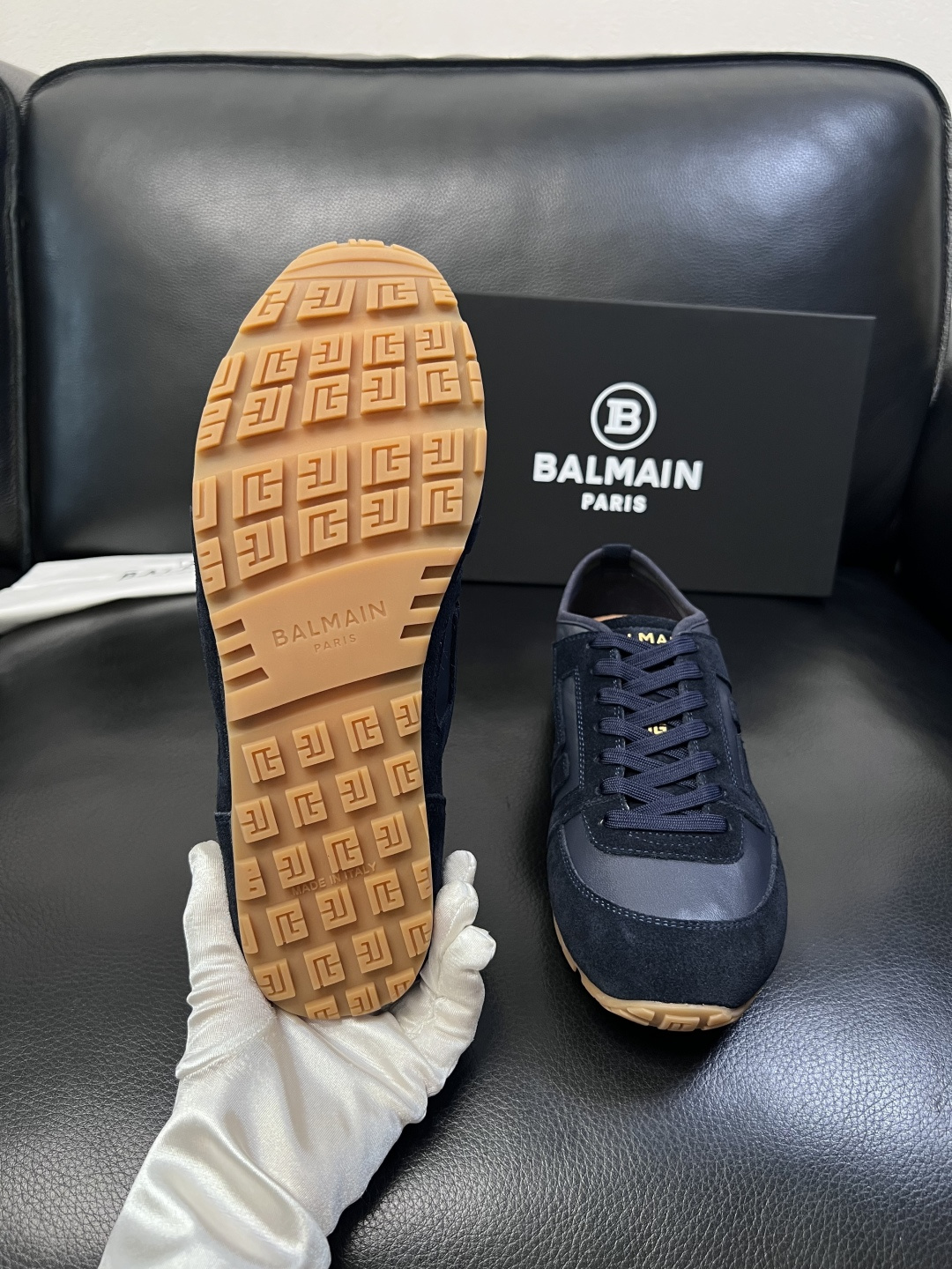 ⚠️只换码不退⚠️    BALMAIN  高品质  巴尔曼  顶级工艺品  专柜新品同步，鞋面意大利进