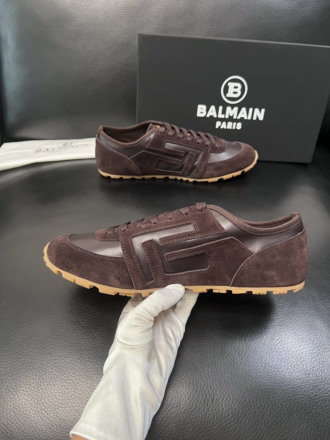 ⚠️只换码不退⚠️    BALMAIN  高品质  巴尔曼  顶级工艺品  专柜新品同步，鞋面意大利进
