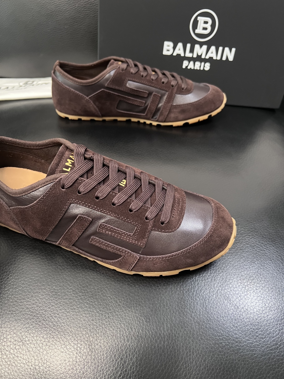 ⚠️只换码不退⚠️    BALMAIN  高品质  巴尔曼  顶级工艺品  专柜新品同步，鞋面意大利进
