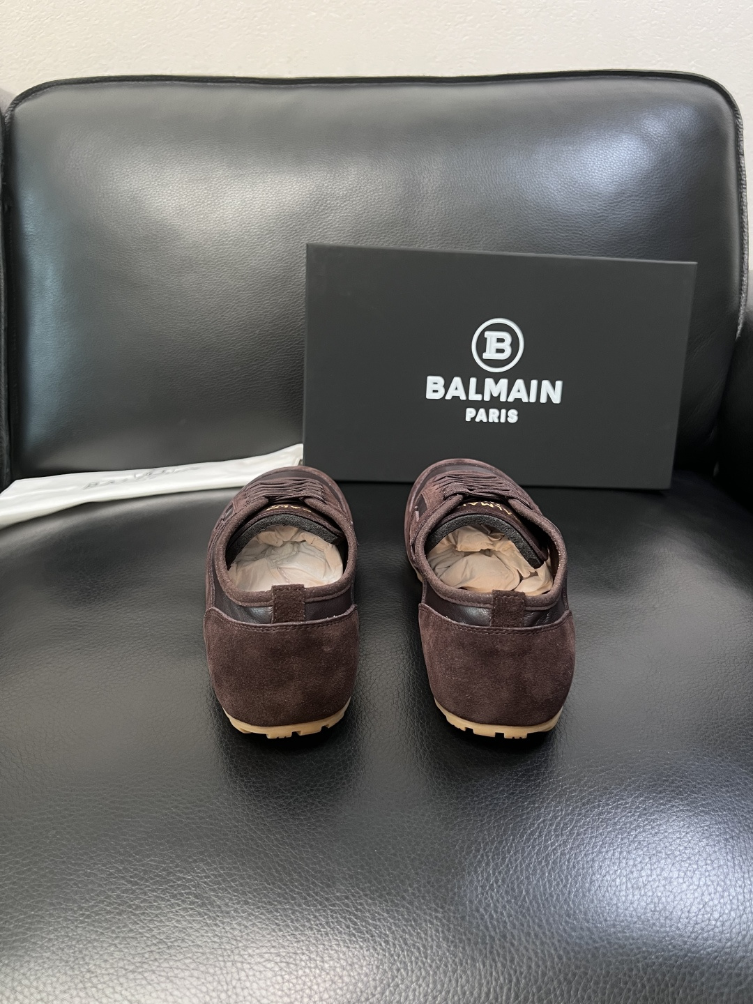 ⚠️只换码不退⚠️    BALMAIN  高品质  巴尔曼  顶级工艺品  专柜新品同步，鞋面意大利进