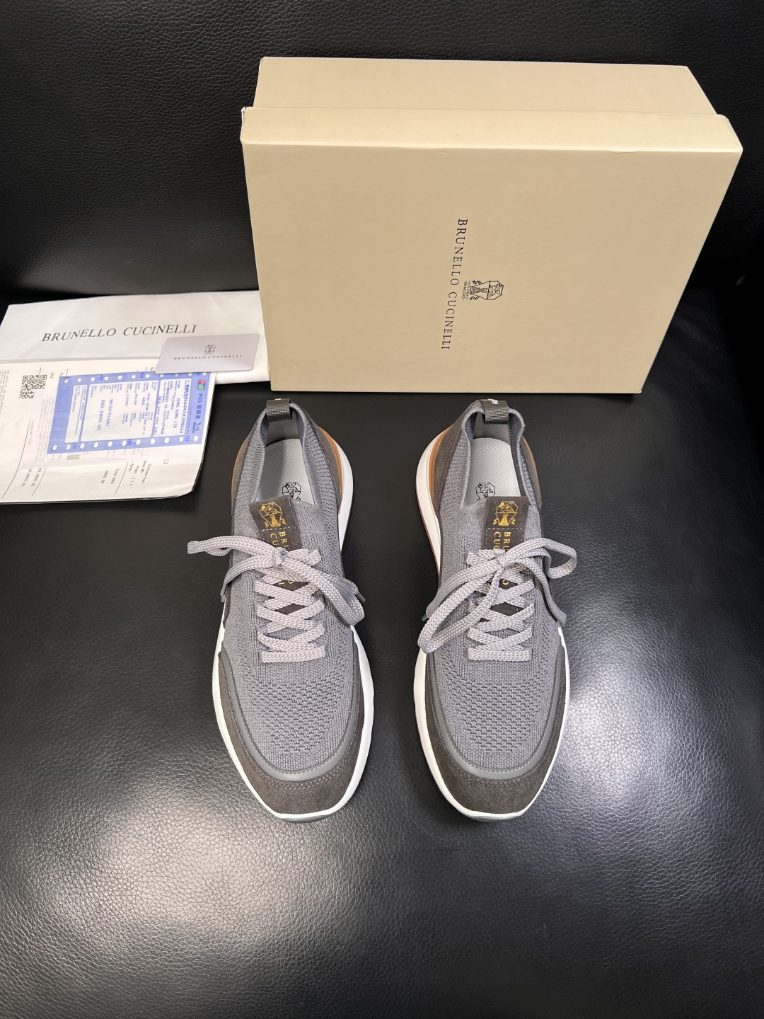 Brunello Cucinelli  高品质 顶级工艺品  BC  专柜同步原厂配置，意大利进口牛皮面