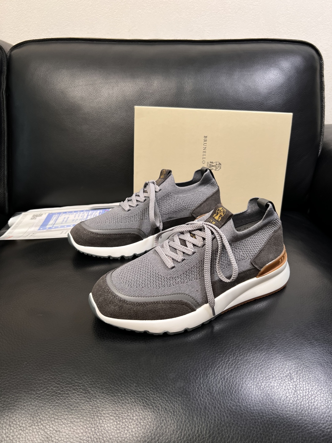 Brunello Cucinelli  高品质 顶级工艺品  BC  专柜同步原厂配置，意大利进口牛皮面