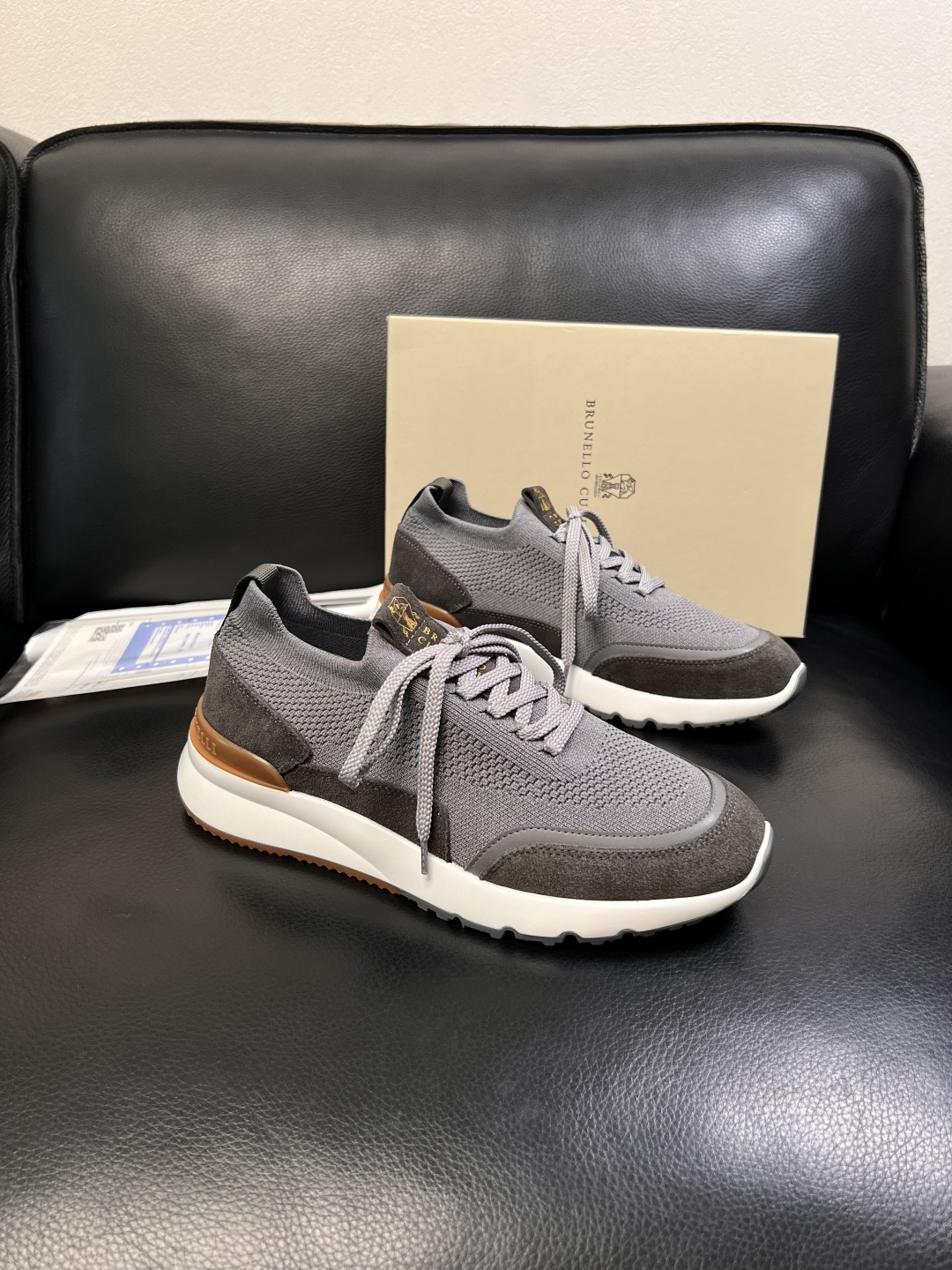 Brunello Cucinelli  高品质 顶级工艺品  BC  专柜同步原厂配置，意大利进口牛皮面