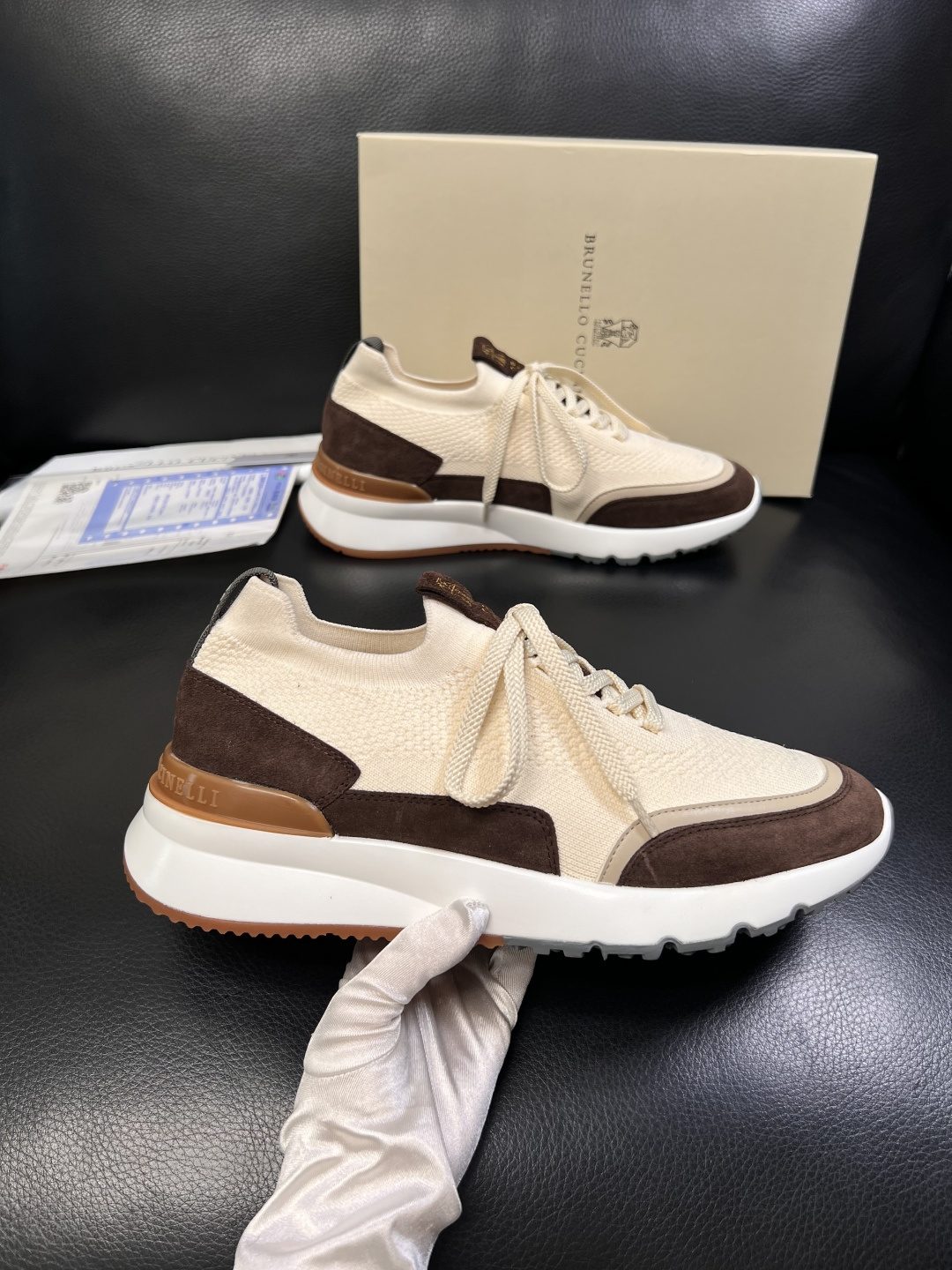 Brunello Cucinelli  高品质 顶级工艺品  BC  专柜同步原厂配置，意大利进口牛皮面