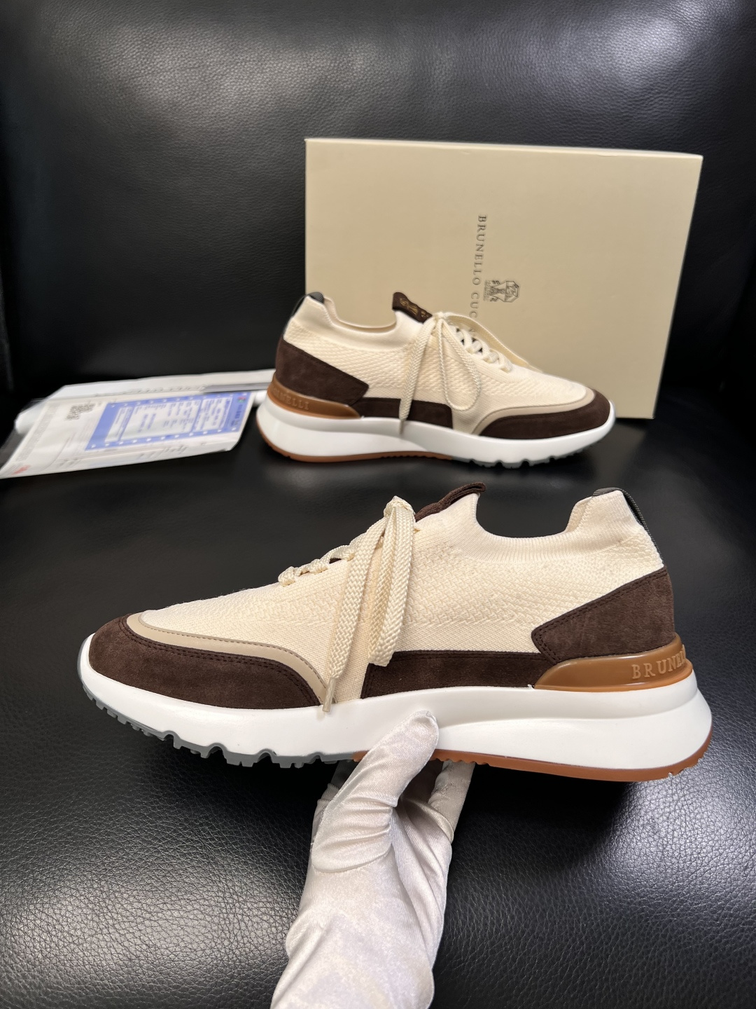 Brunello Cucinelli  高品质 顶级工艺品  BC  专柜同步原厂配置，意大利进口牛皮面