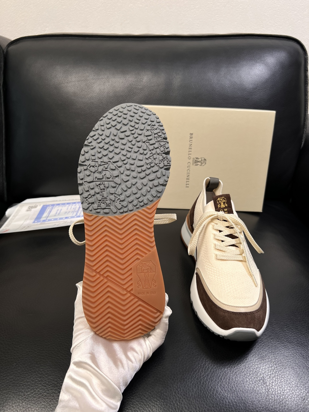 Brunello Cucinelli  高品质 顶级工艺品  BC  专柜同步原厂配置，意大利进口牛皮面
