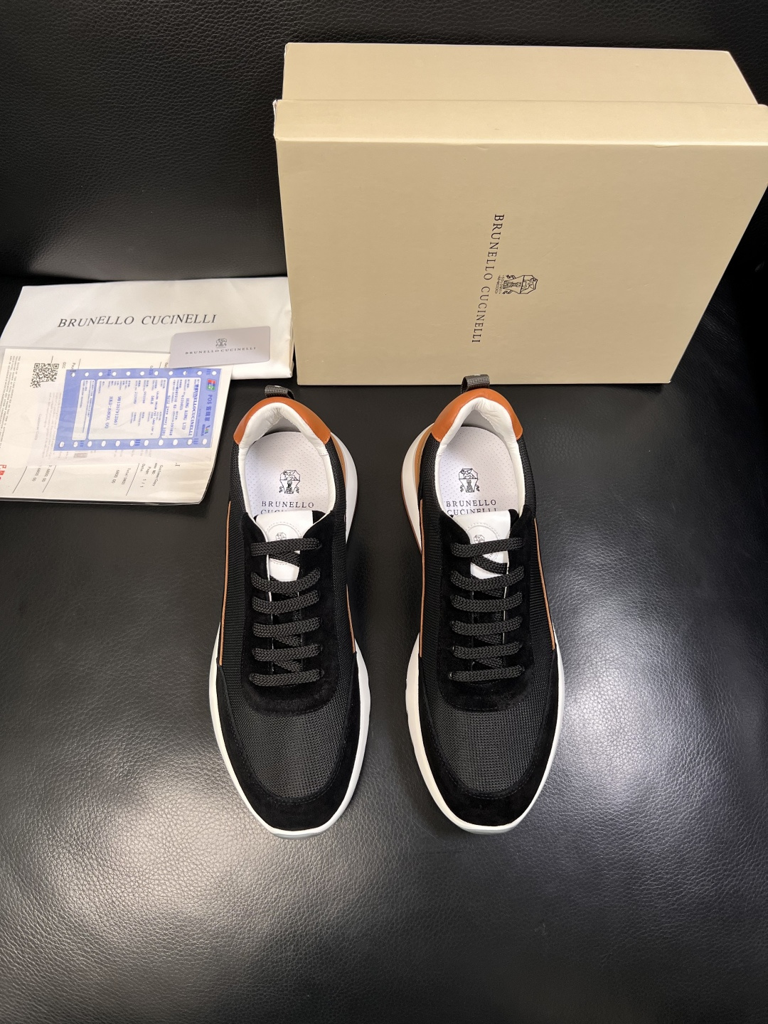 Brunello Cucinelli  高品质 顶级工艺品  BC  专柜同步原厂配置，意大利进口牛皮面
