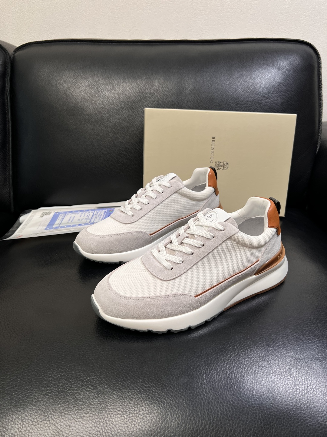 Brunello Cucinelli  高品质 顶级工艺品  BC  专柜同步原厂配置，意大利进口牛皮面